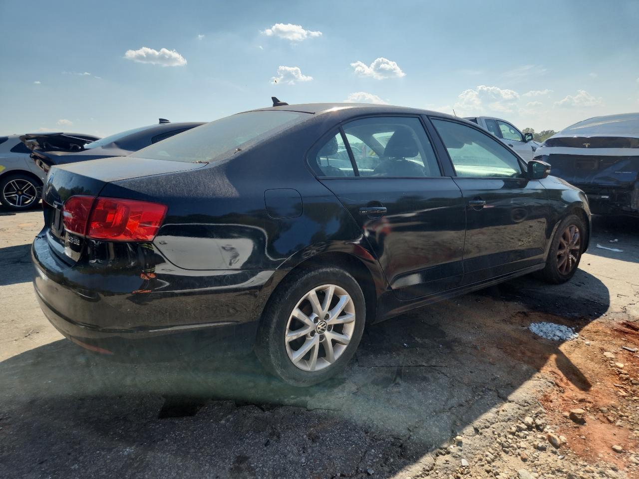 2011 Volkswagen Jetta Se Black vin: 3VWDZ7AJ7BM035185