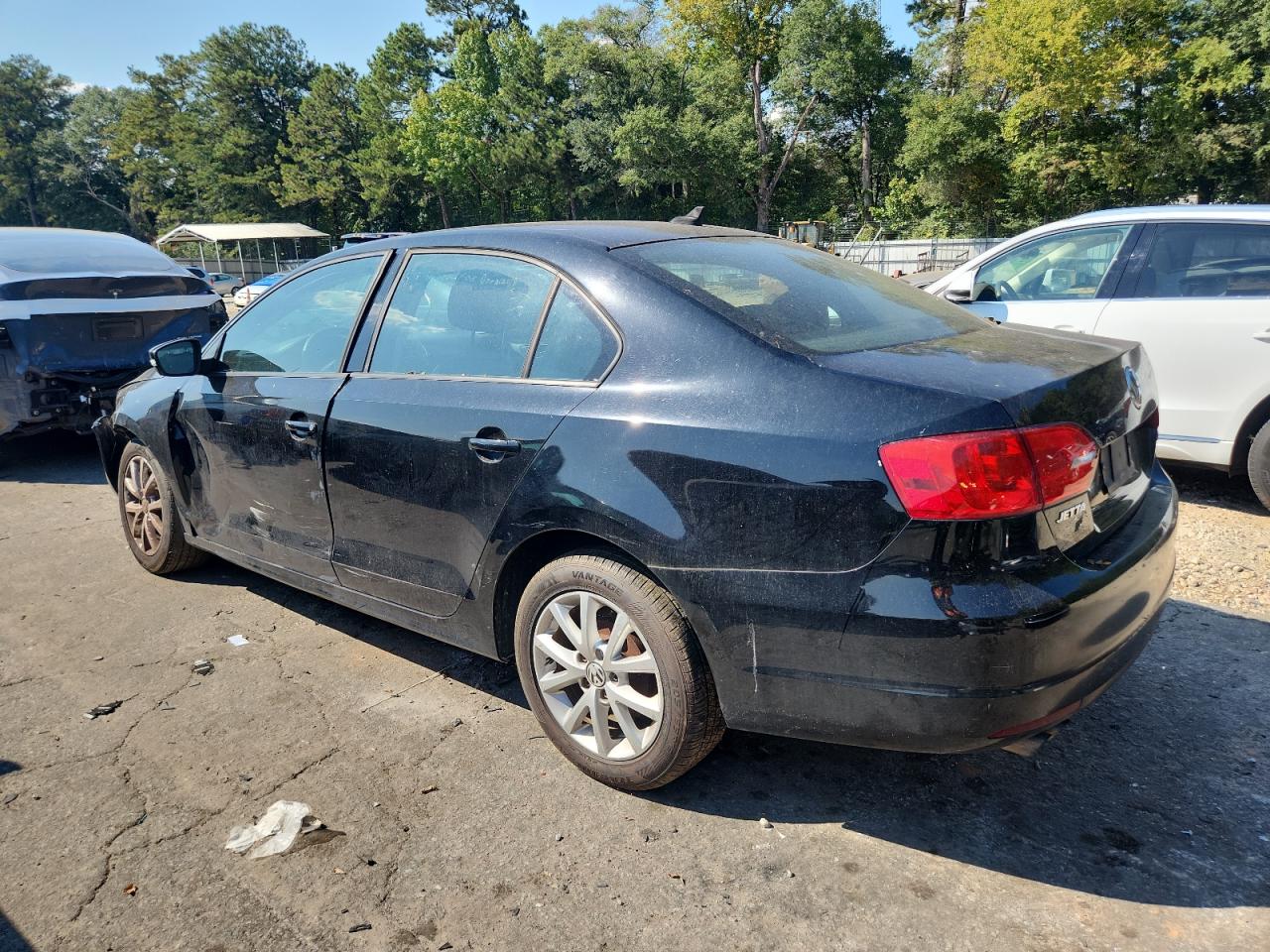 2011 Volkswagen Jetta Se Black vin: 3VWDZ7AJ7BM035185