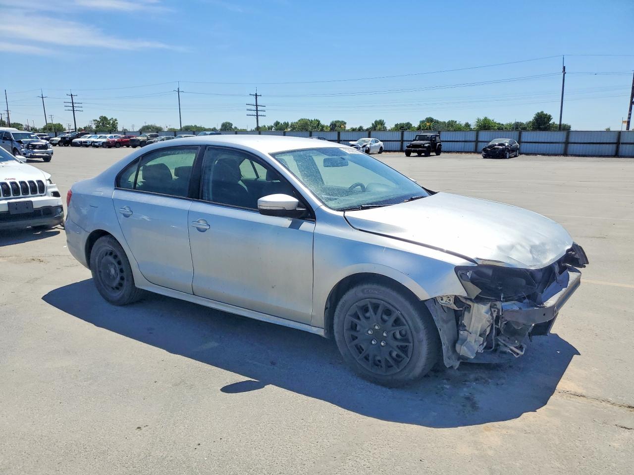 2011 Volkswagen Jetta Se Silver vin: 3VWDZ7AJ7BM397484