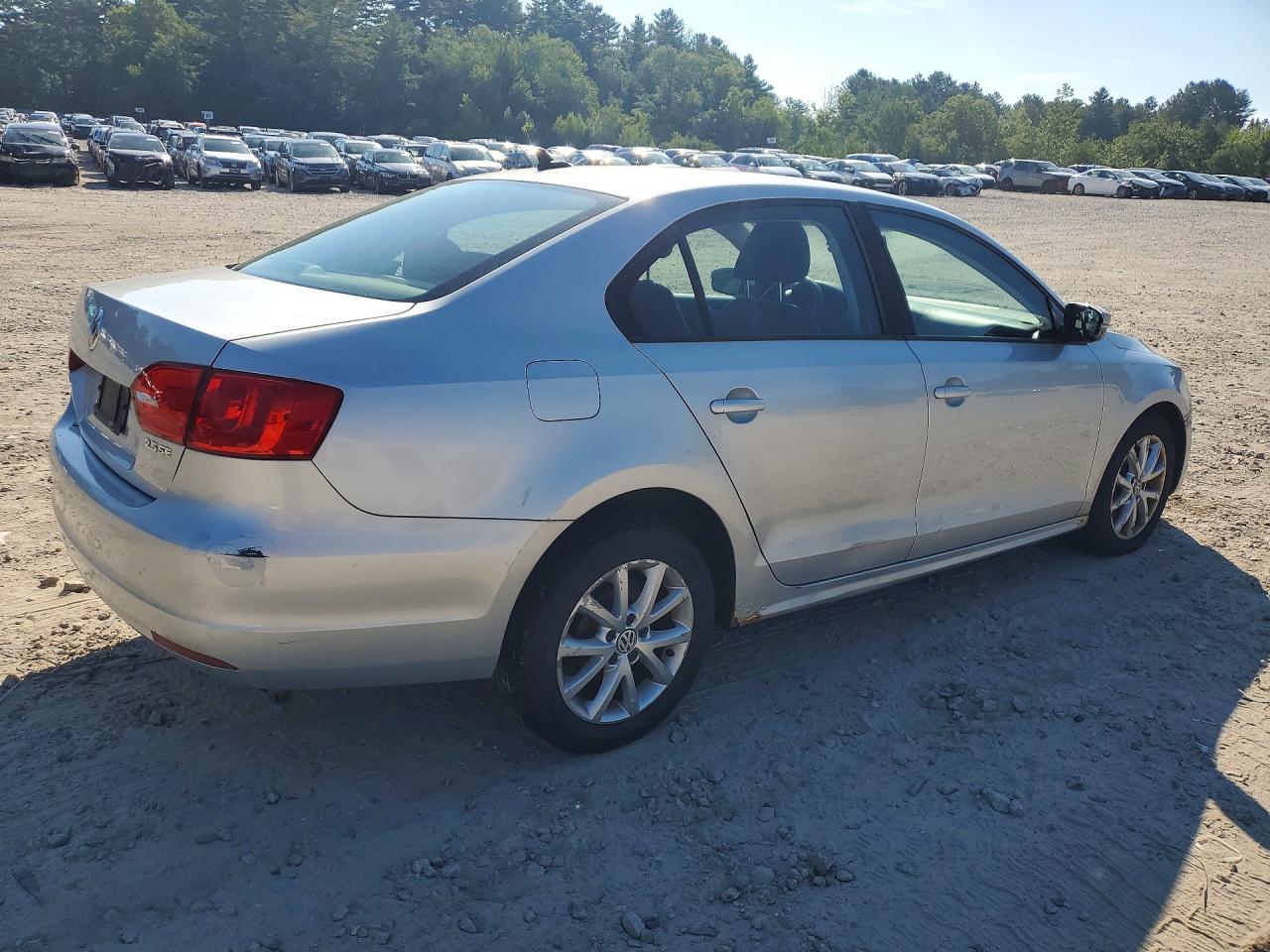 2011 Volkswagen Jetta Se Серебряный vin: 3VWDZ7AJ8BM051976