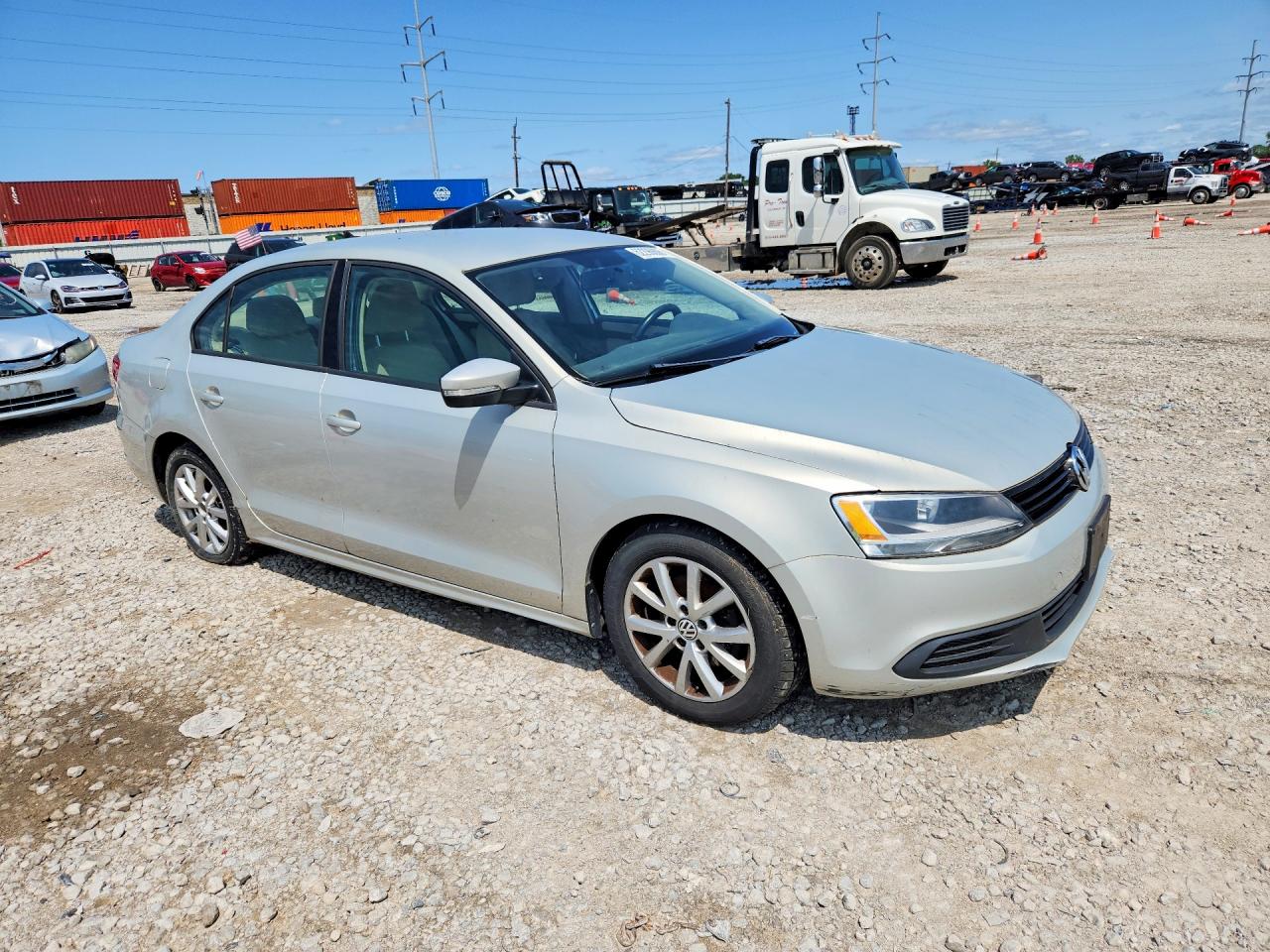 2011 Volkswagen Jetta Se Золотой vin: 3VWDZ7AJ8BM098246