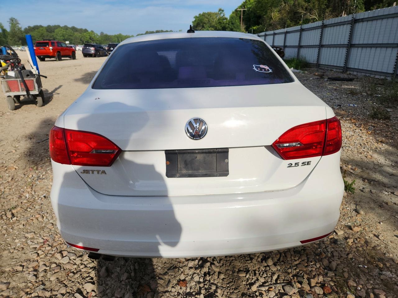 2011 Volkswagen Jetta Se White vin: 3VWDZ7AJ8BM316928