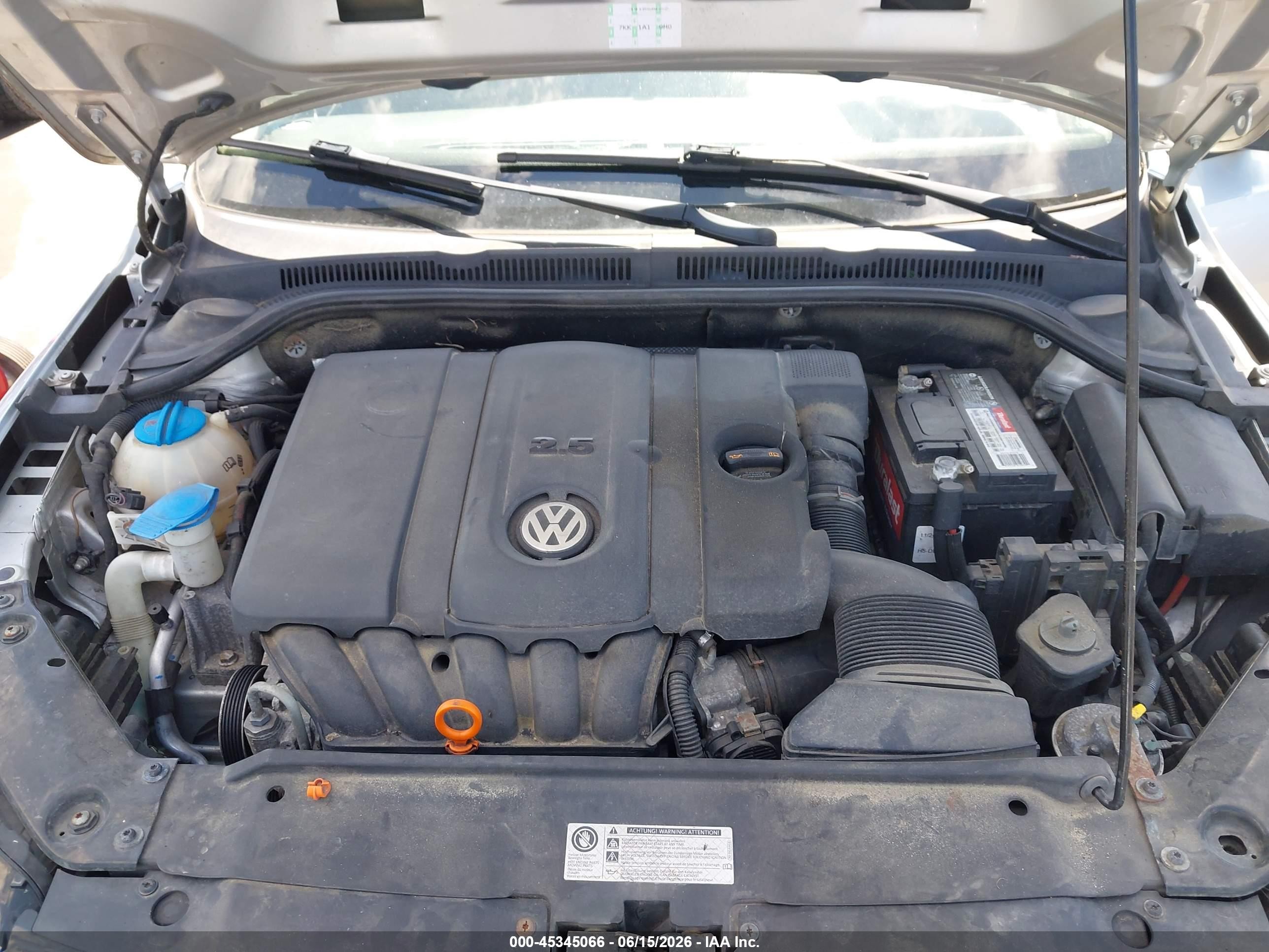 2011 Volkswagen Jetta 2.5l Se Silver vin: 3VWDZ7AJ8BM317934