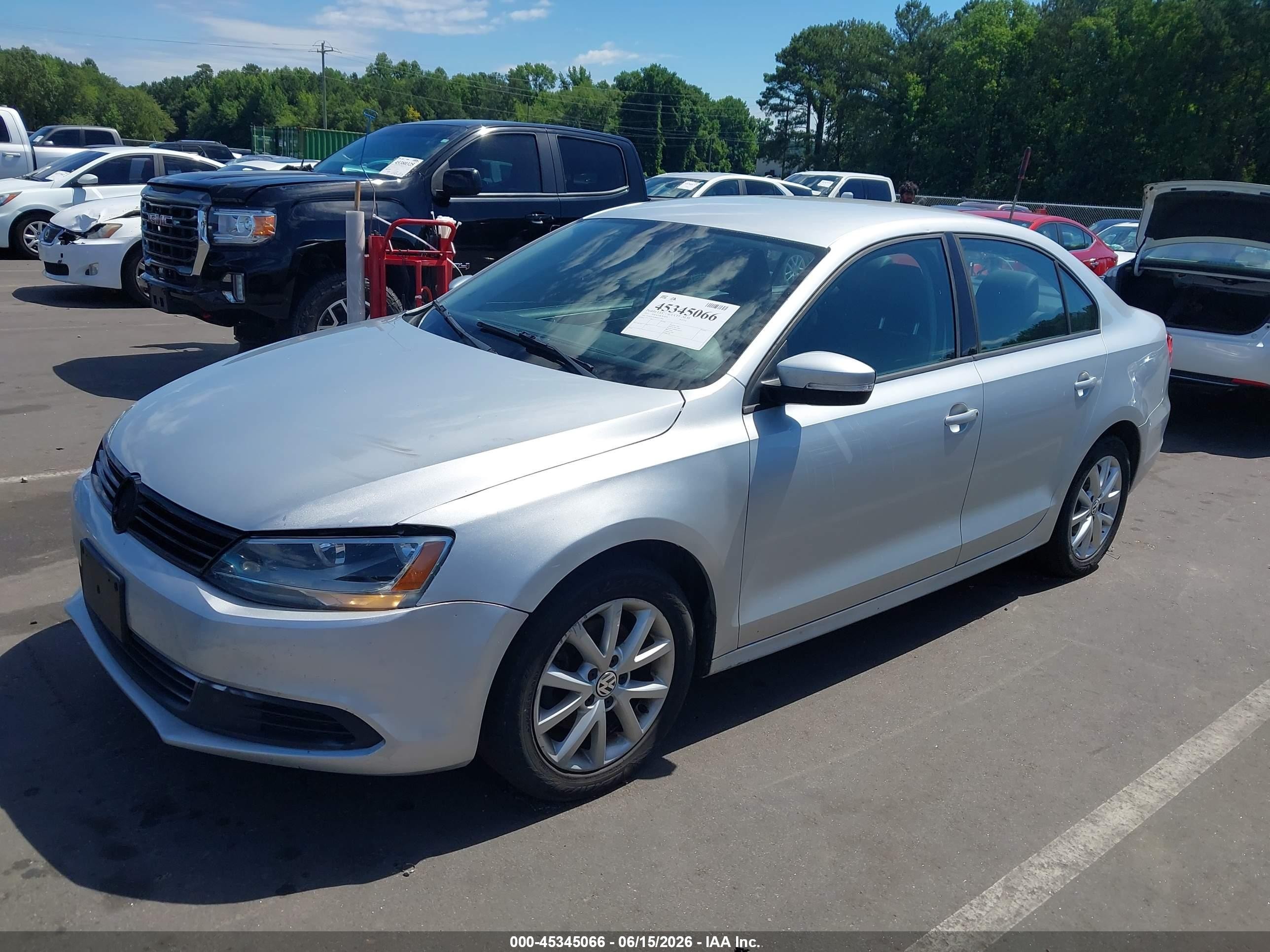 2011 Volkswagen Jetta 2.5l Se Silver vin: 3VWDZ7AJ8BM317934