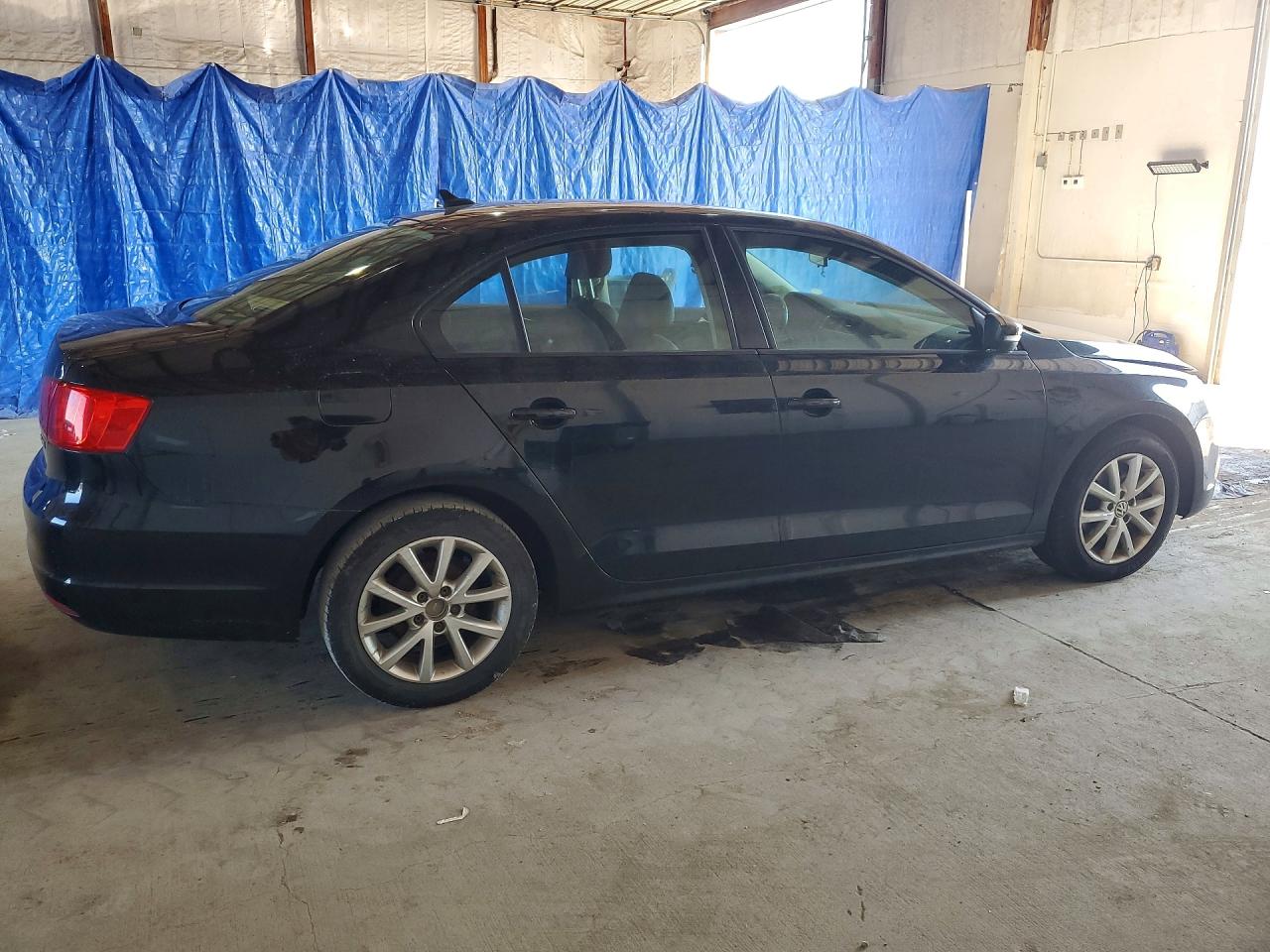 2011 Volkswagen Jetta Se Black vin: 3VWDZ7AJ8BM352215