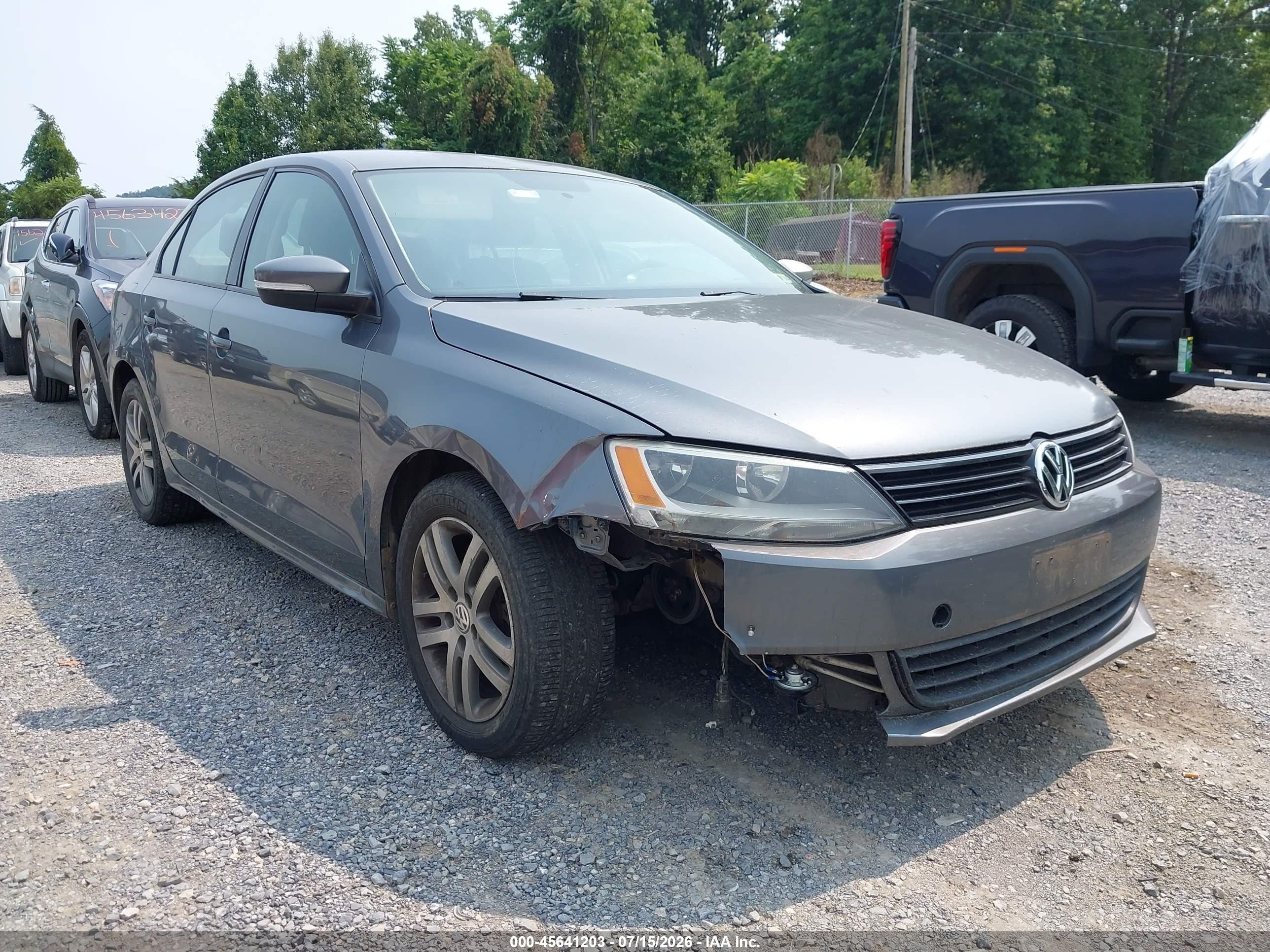 2011 Volkswagen Jetta 2.5l Se Gray vin: 3VWDZ7AJ8BM359682