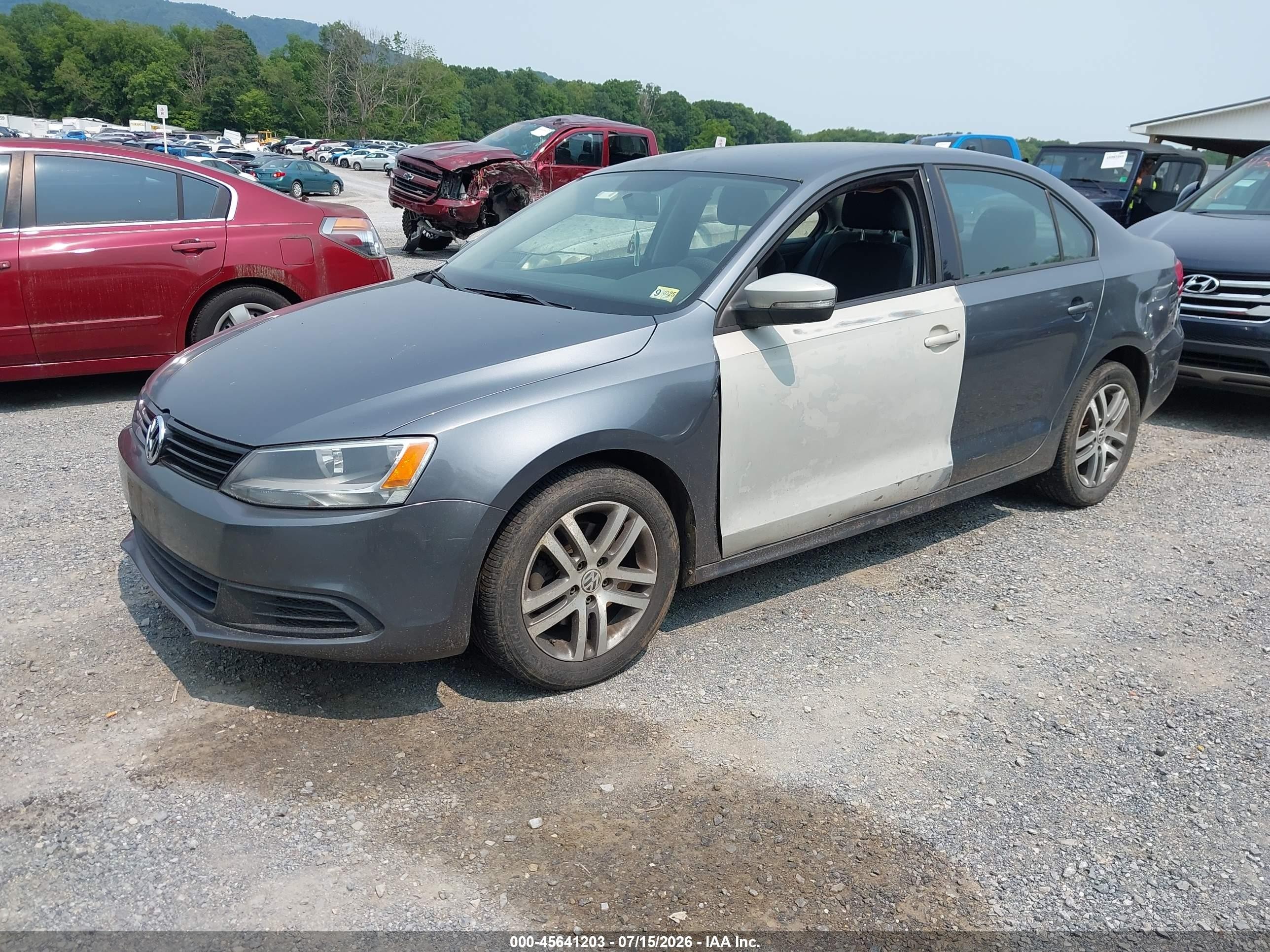2011 Volkswagen Jetta 2.5l Se Gray vin: 3VWDZ7AJ8BM359682