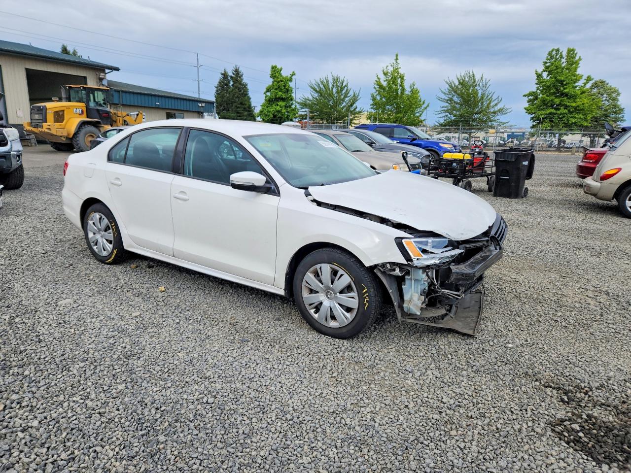 2011 Volkswagen Jetta Se White vin: 3VWDZ7AJ8BM375154