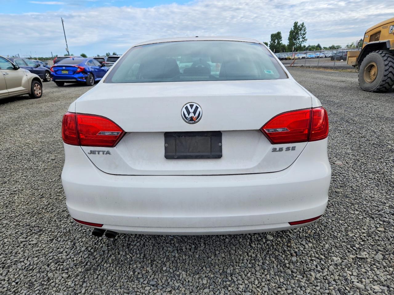 2011 Volkswagen Jetta Se White vin: 3VWDZ7AJ8BM375154