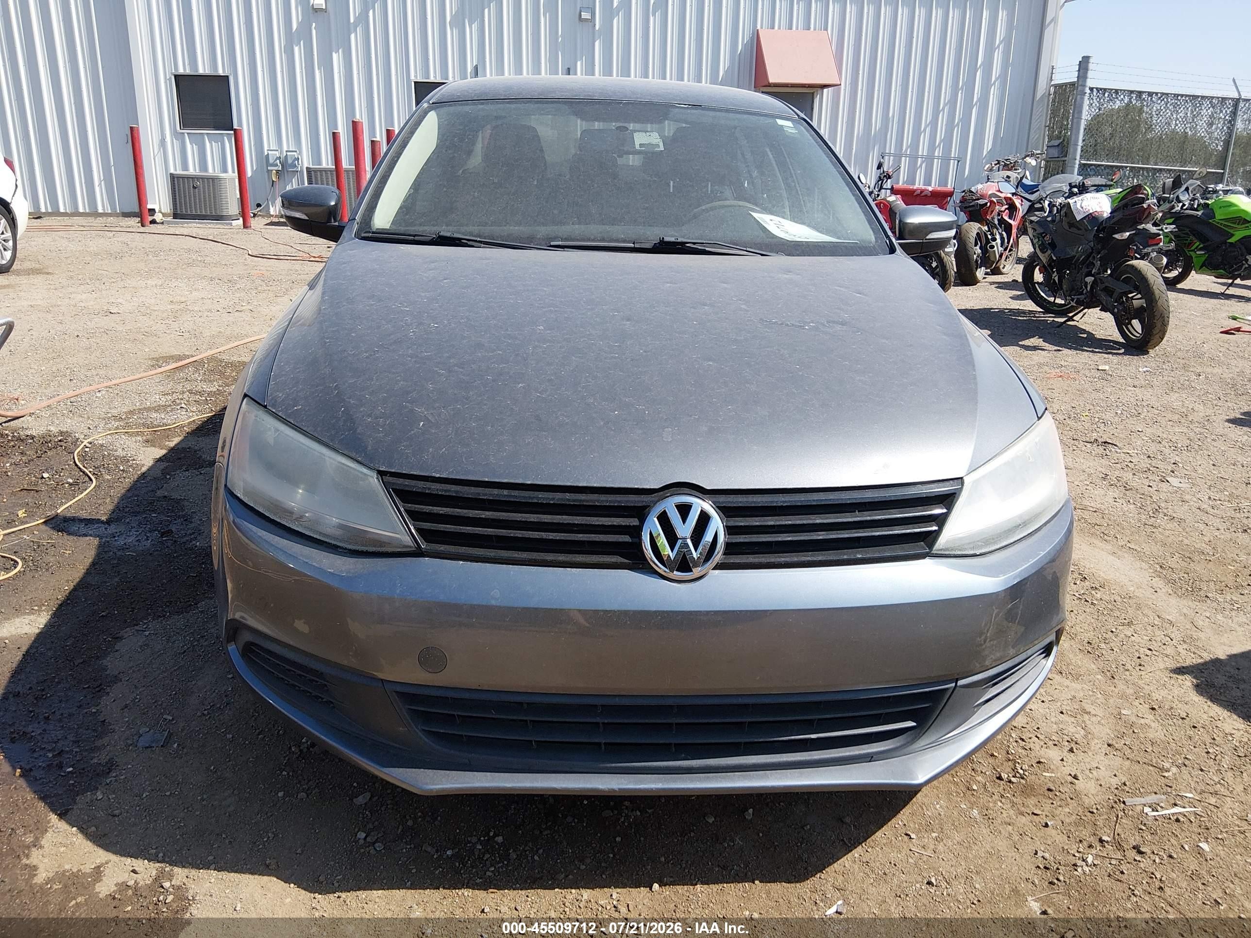 2011 Volkswagen Jetta 2.5l Se Gray vin: 3VWDZ7AJ9BM355088