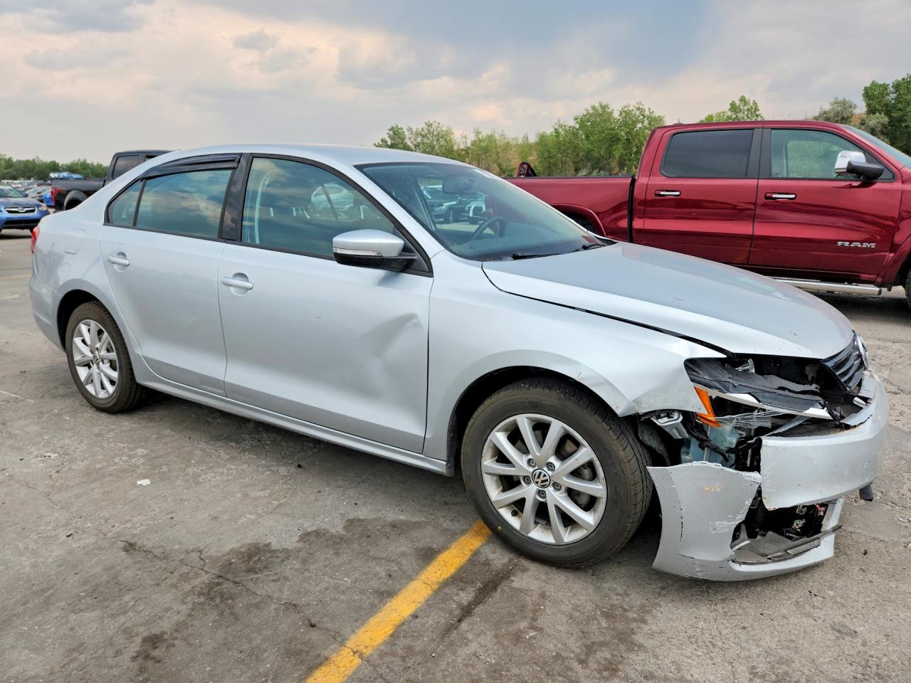 2011 Volkswagen Jetta Se Silver vin: 3VWDZ7AJ9BM357407