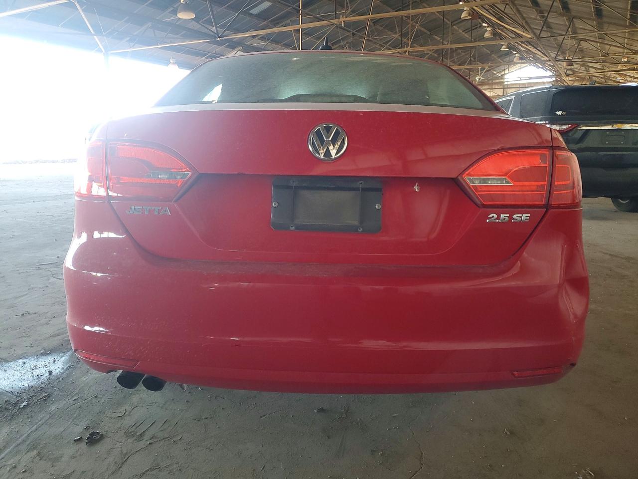 2011 Volkswagen Jetta Se Red vin: 3VWDZ7AJ9BM391556