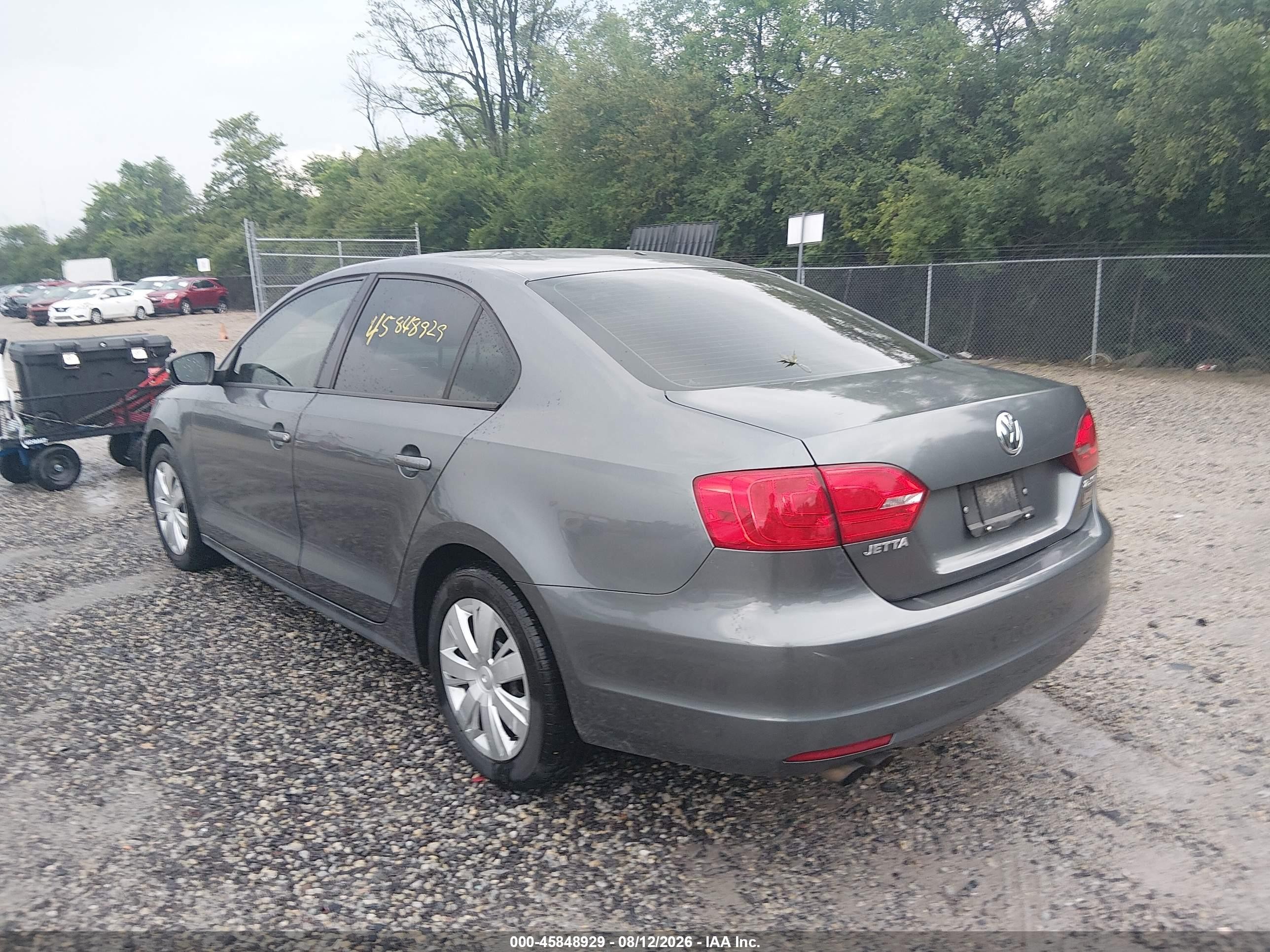 2011 Volkswagen Jetta 2.5l Se Серый vin: 3VWDZ7AJXBM041966