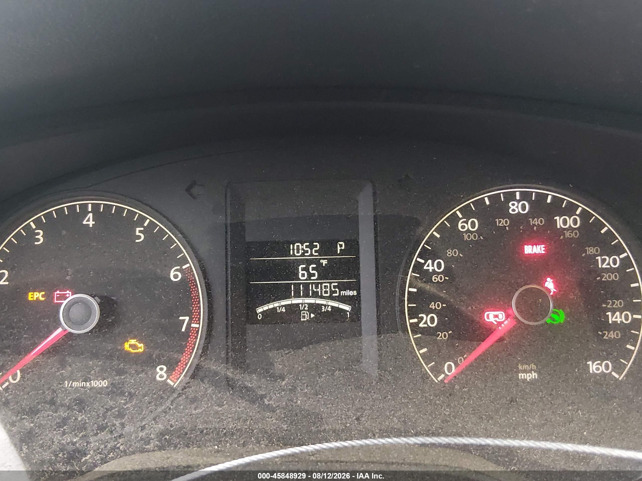 2011 Volkswagen Jetta 2.5l Se Серый vin: 3VWDZ7AJXBM041966
