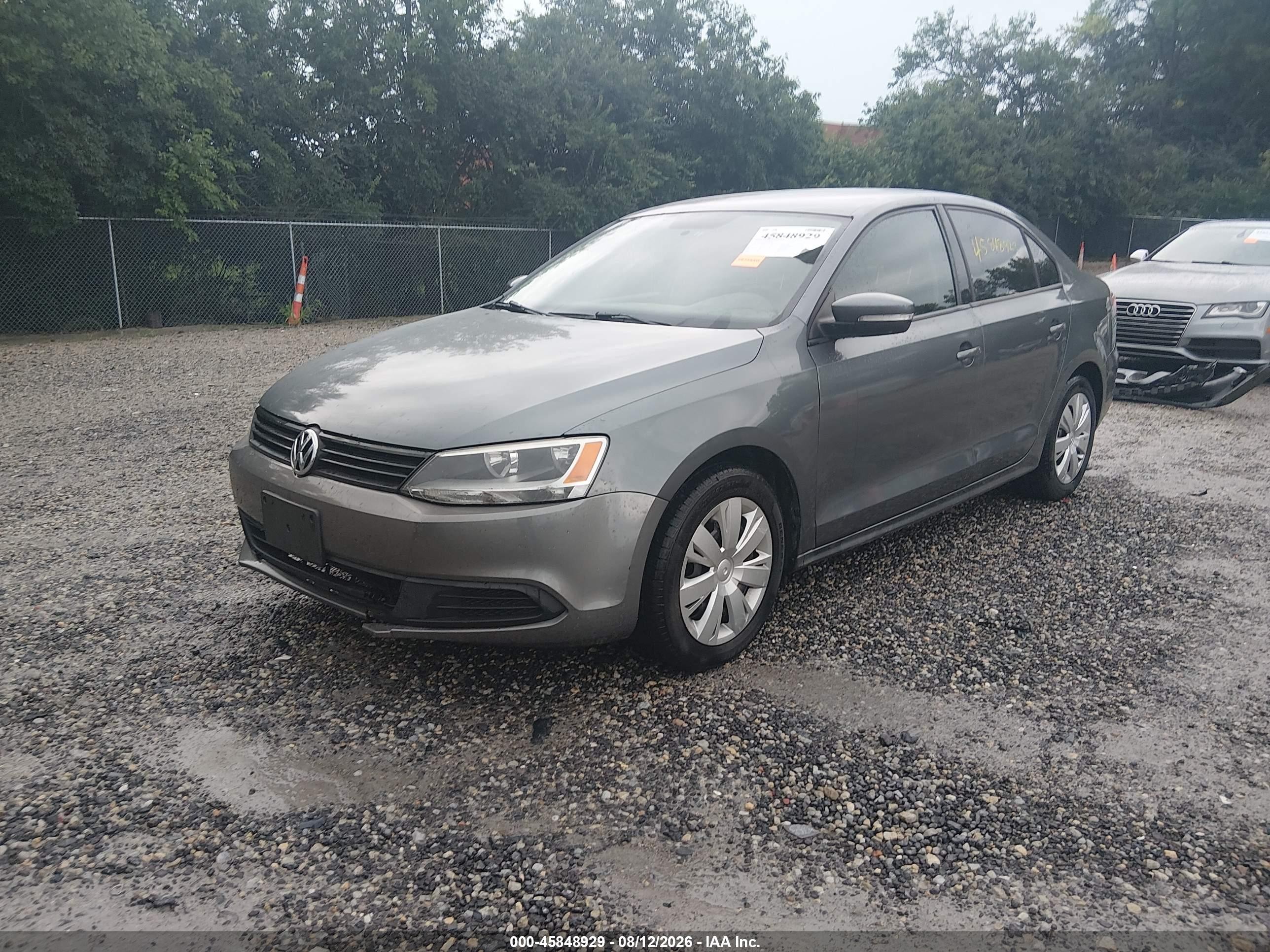 2011 Volkswagen Jetta 2.5l Se Серый vin: 3VWDZ7AJXBM041966