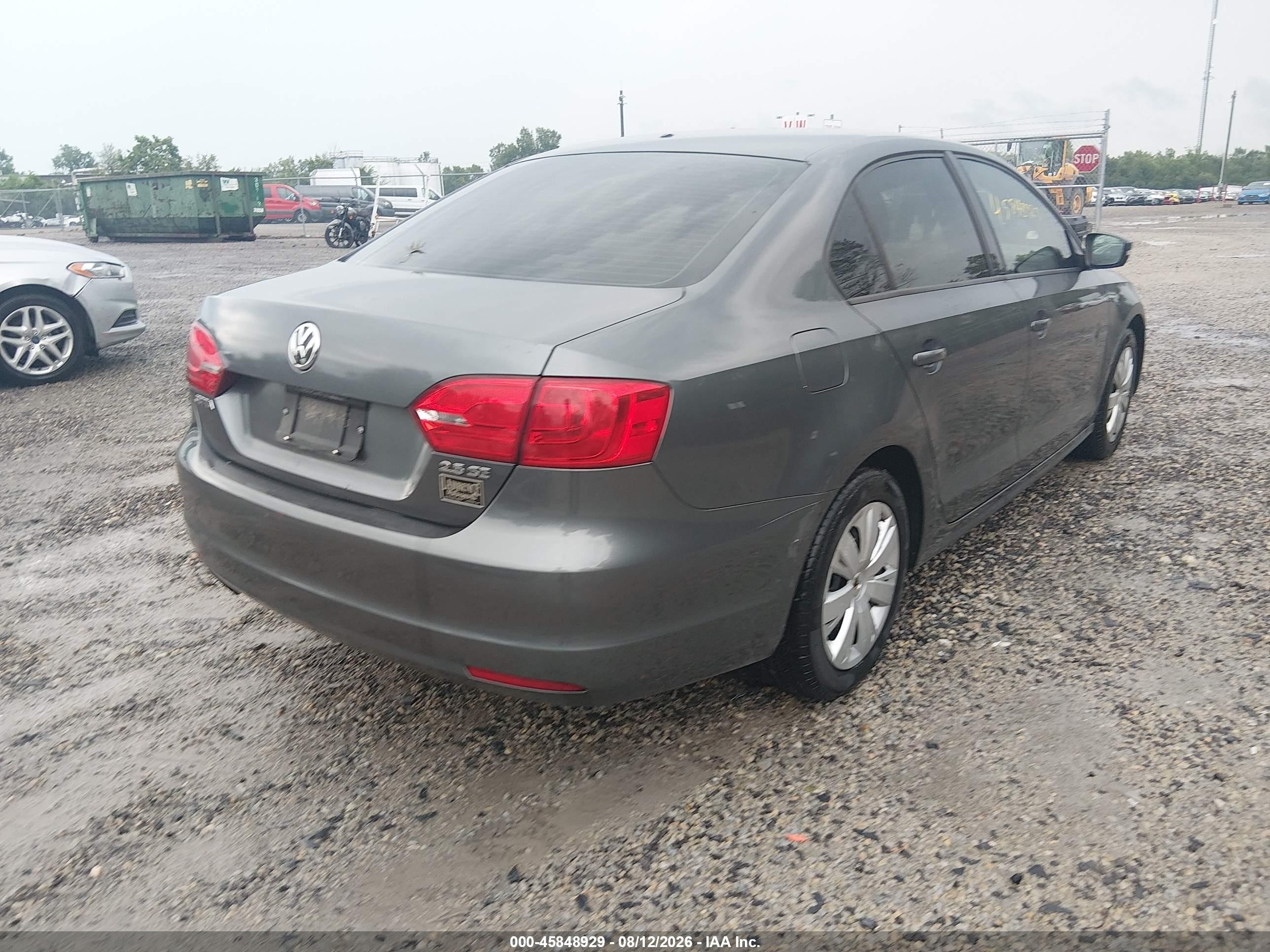 2011 Volkswagen Jetta 2.5l Se Серый vin: 3VWDZ7AJXBM041966
