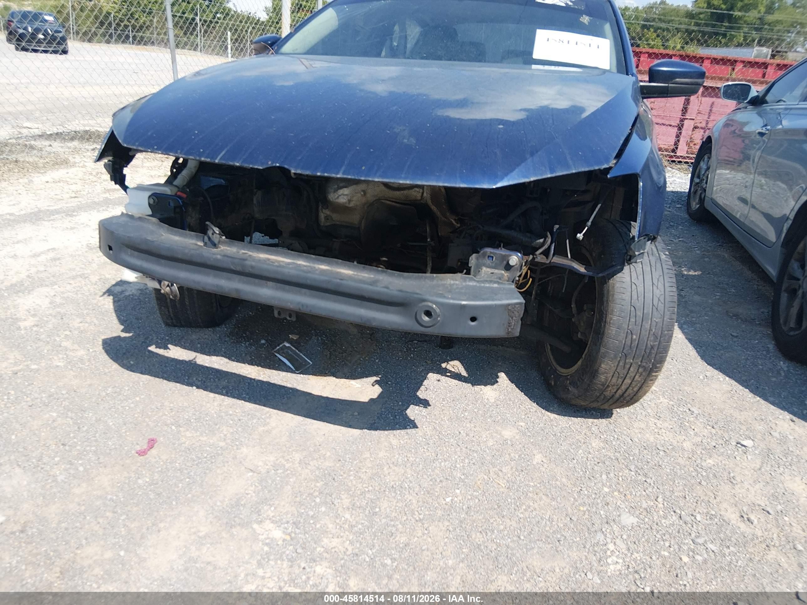 2011 Volkswagen Jetta 2.5l Se Blue vin: 3VWDZ7AJXBM324870