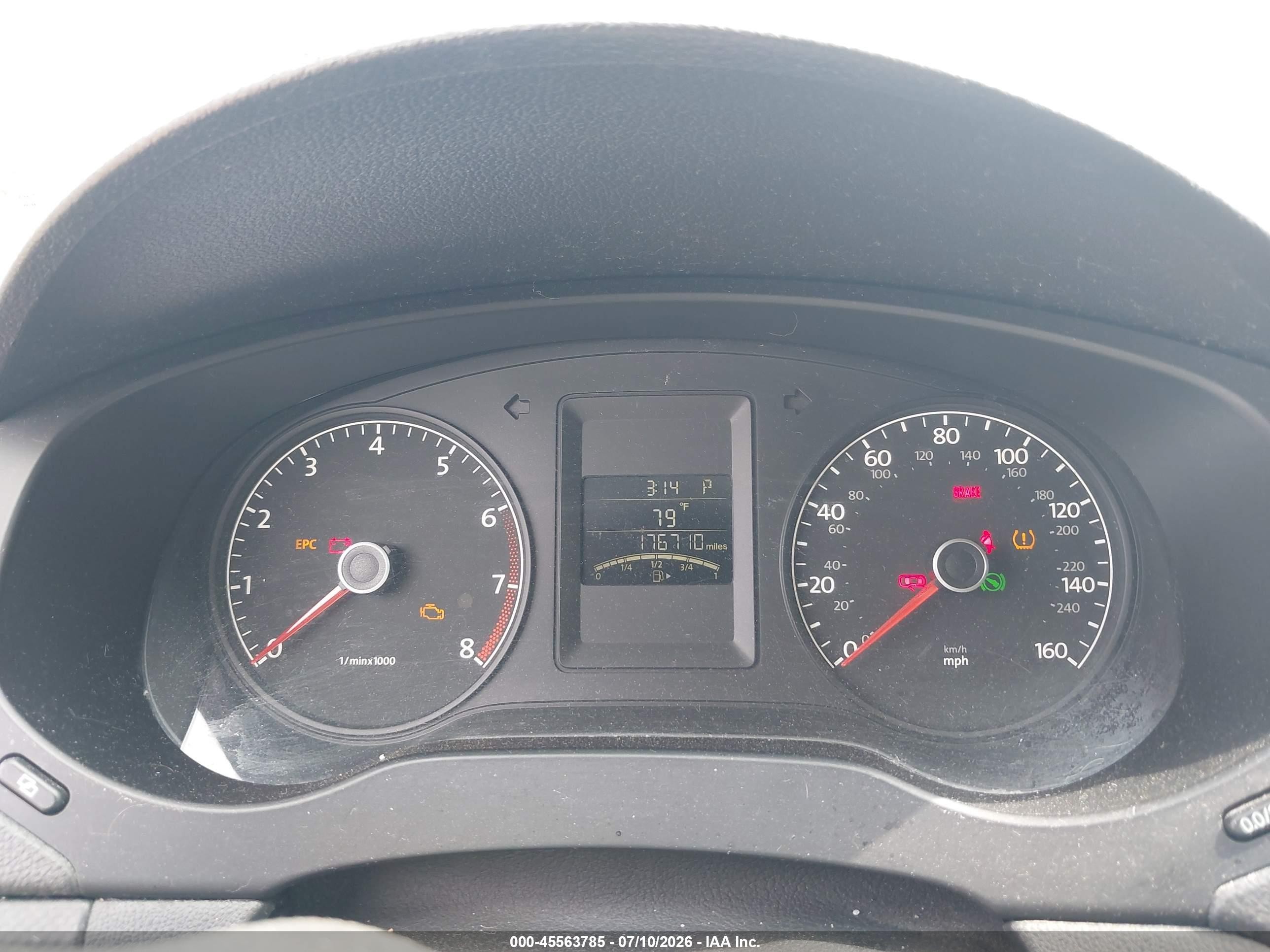2011 Volkswagen Jetta 2.5l Se Gray vin: 3VWDZ7AJXBM355553