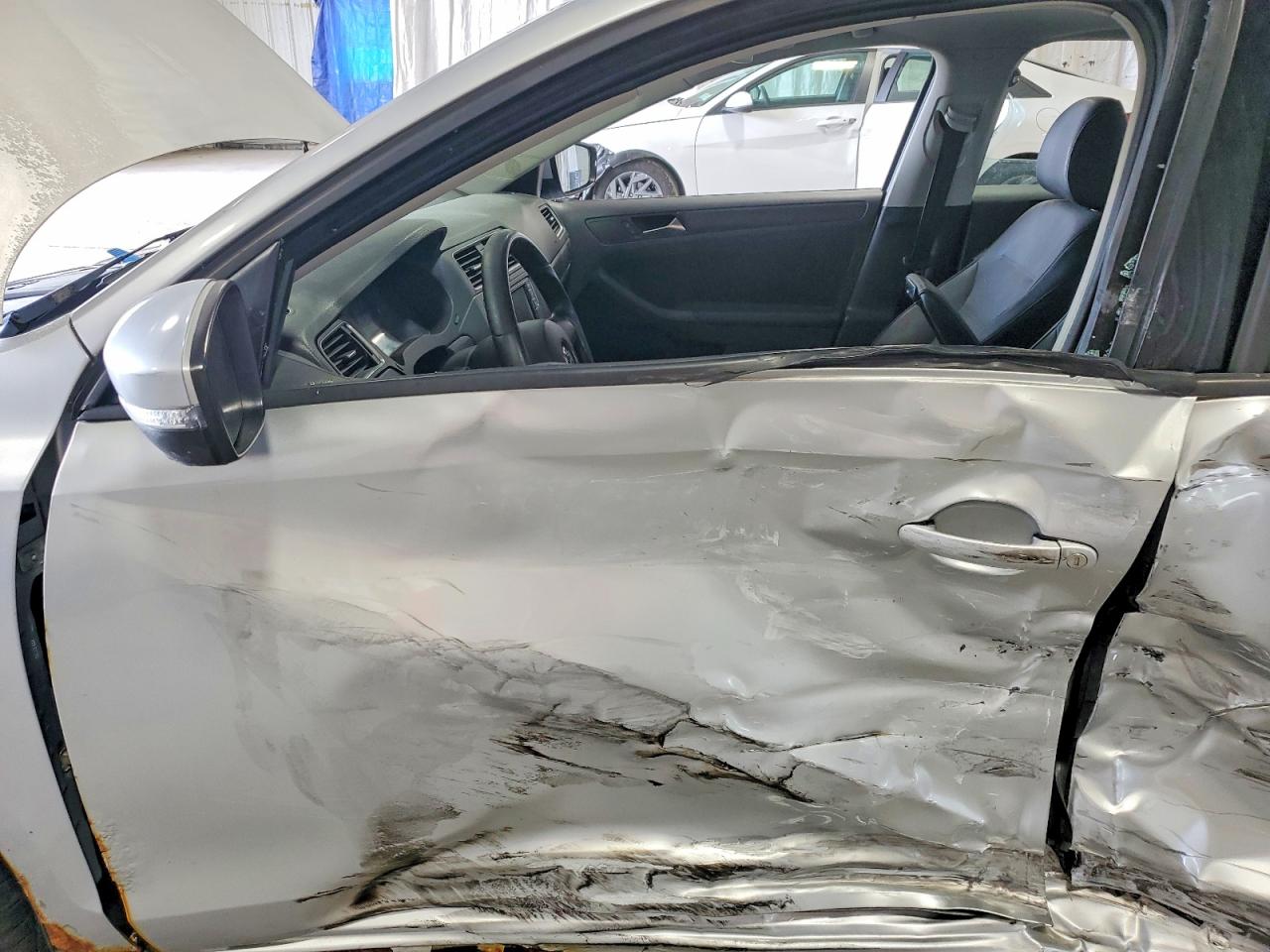 2011 Volkswagen Jetta Se Silver vin: 3VWDZ7AJXBM357920