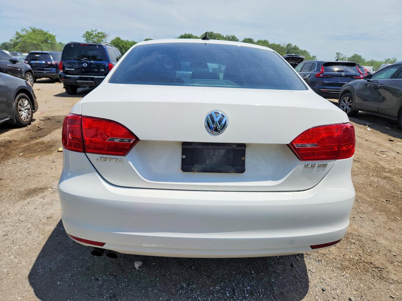 2011 Volkswagen Jetta Se White vin: 3VWDZ7AJXBM361949