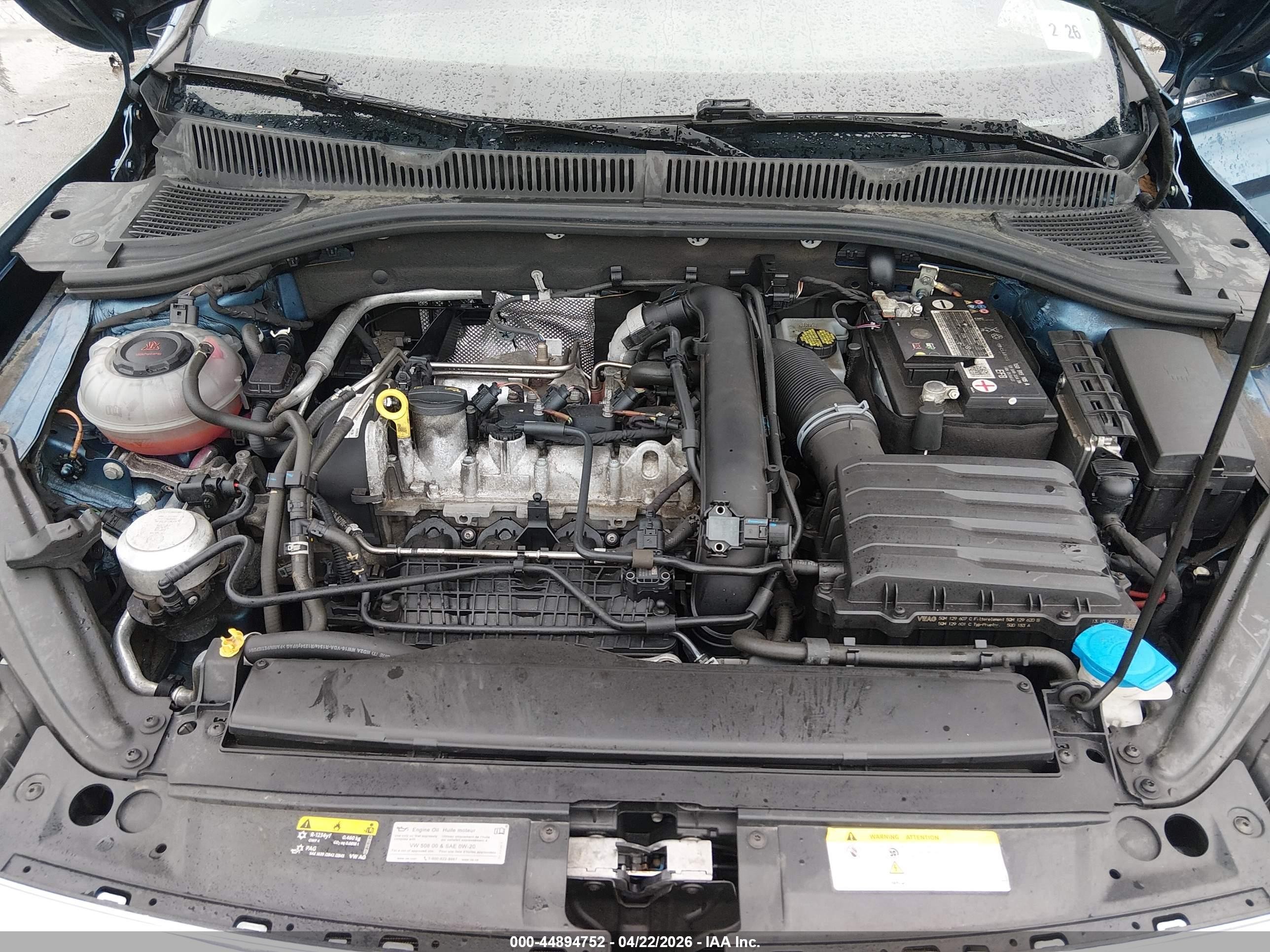 2021 Volkswagen Jetta 1.4t Sel Синий vin: 3VWE57BU3MM012935