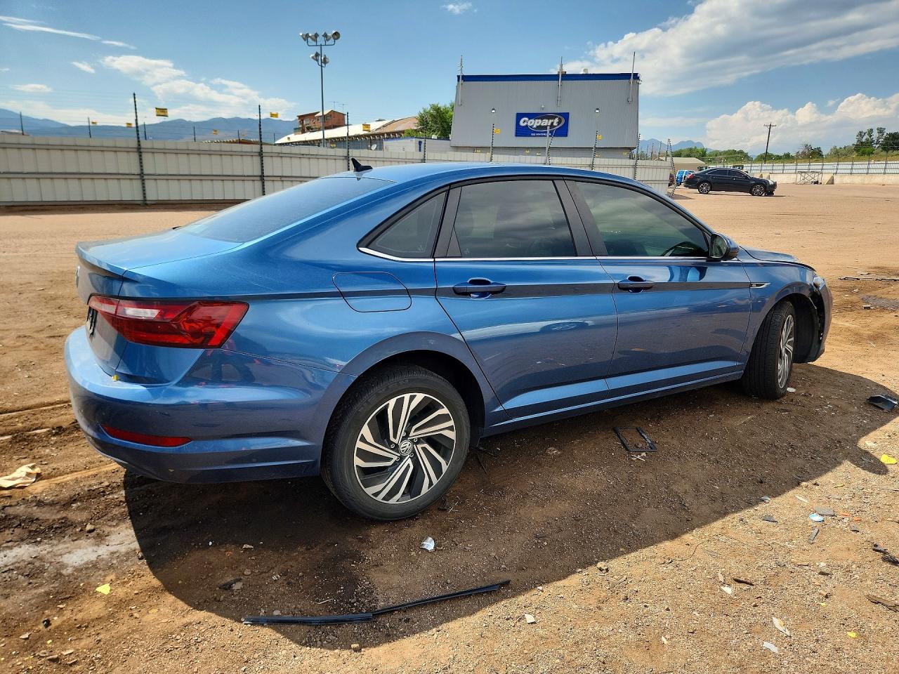 2021 Volkswagen Jetta Sel Blue vin: 3VWE57BU3MM075548