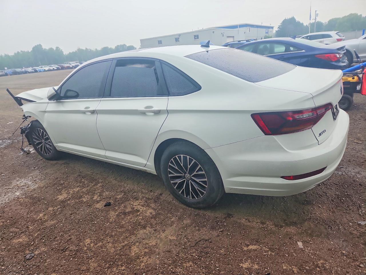 2019 Volkswagen Jetta Sel White vin: 3VWE57BU5KM009662