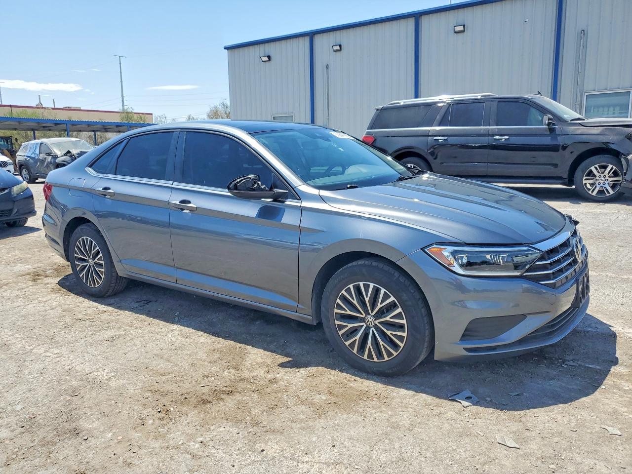 2019 Volkswagen Jetta Sel Gray vin: 3VWE57BU5KM207366