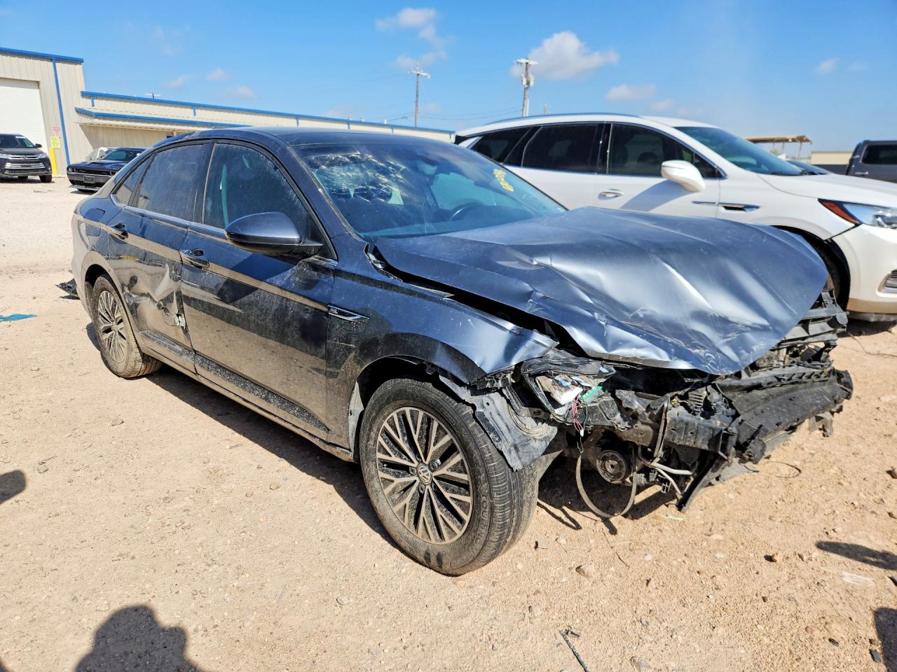 2019 Volkswagen Jetta Sel Gray vin: 3VWE57BU6KM040158