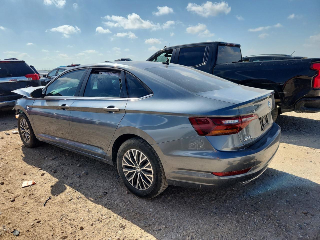 2019 Volkswagen Jetta Sel Gray vin: 3VWE57BU6KM040158