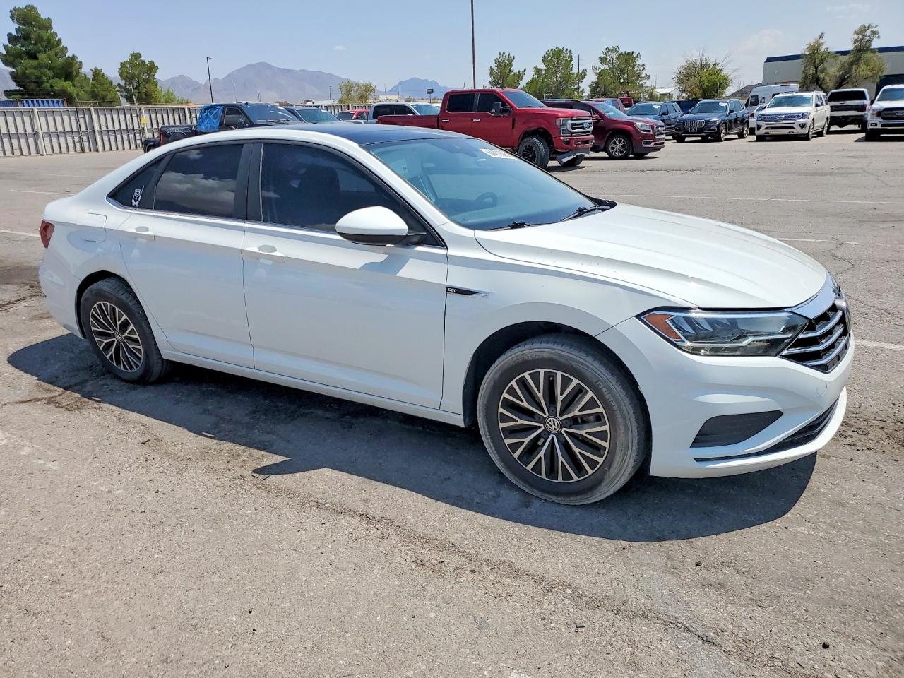 2019 Volkswagen Jetta Sel White vin: 3VWE57BU6KM041312