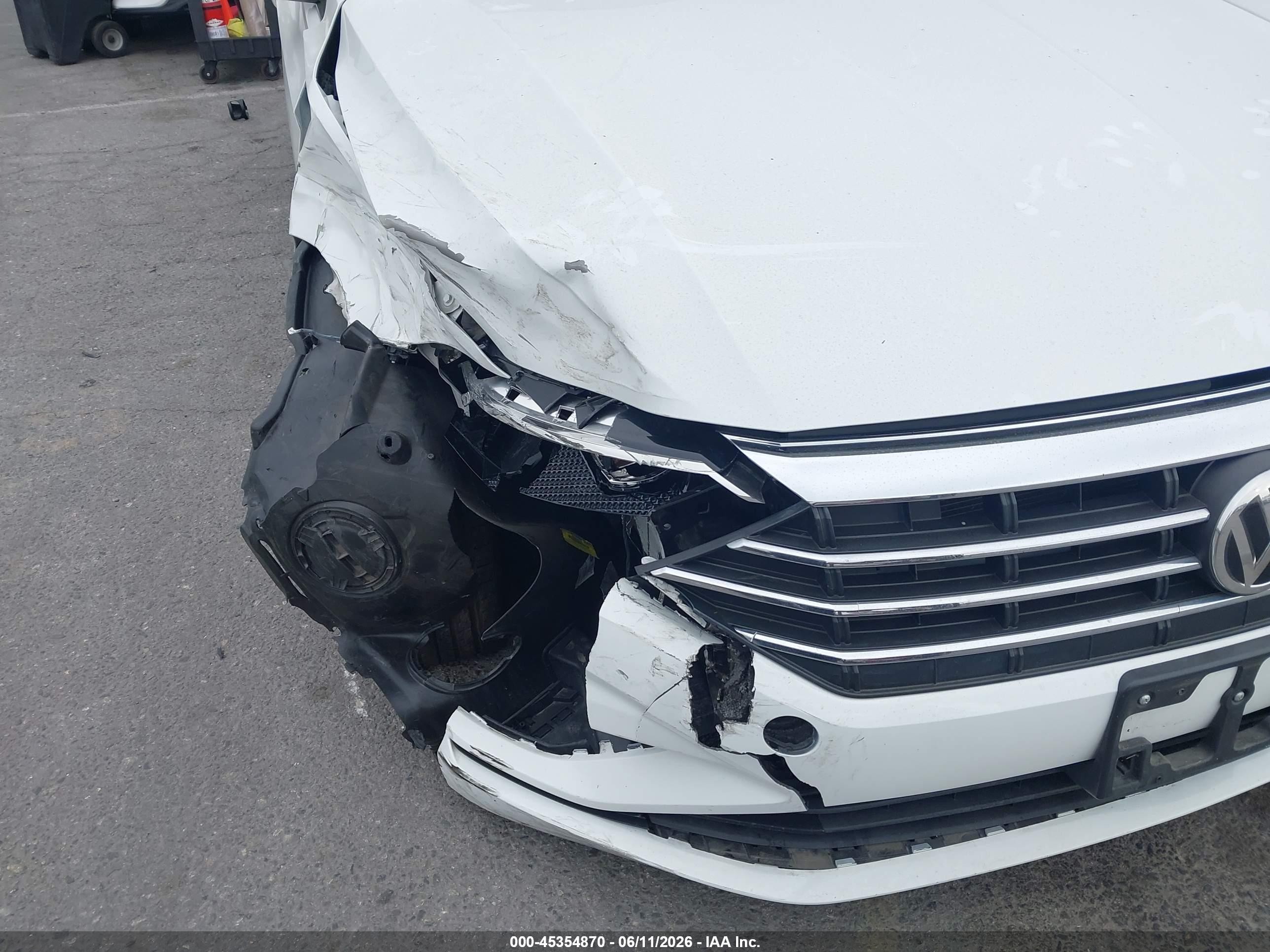 2019 Volkswagen Jetta 1.4t Sel Белый vin: 3VWE57BU6KM086184