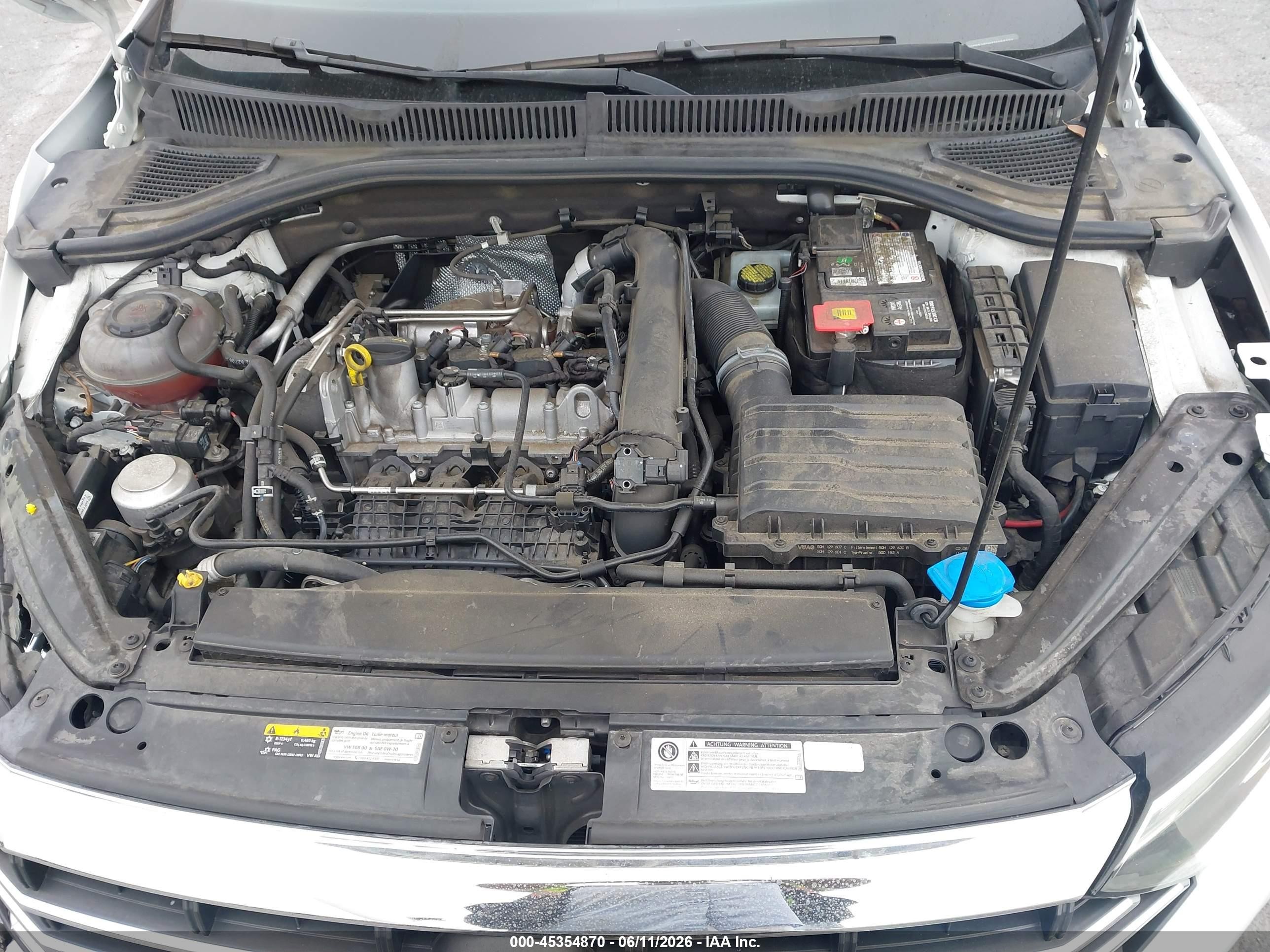 2019 Volkswagen Jetta 1.4t Sel Белый vin: 3VWE57BU6KM086184