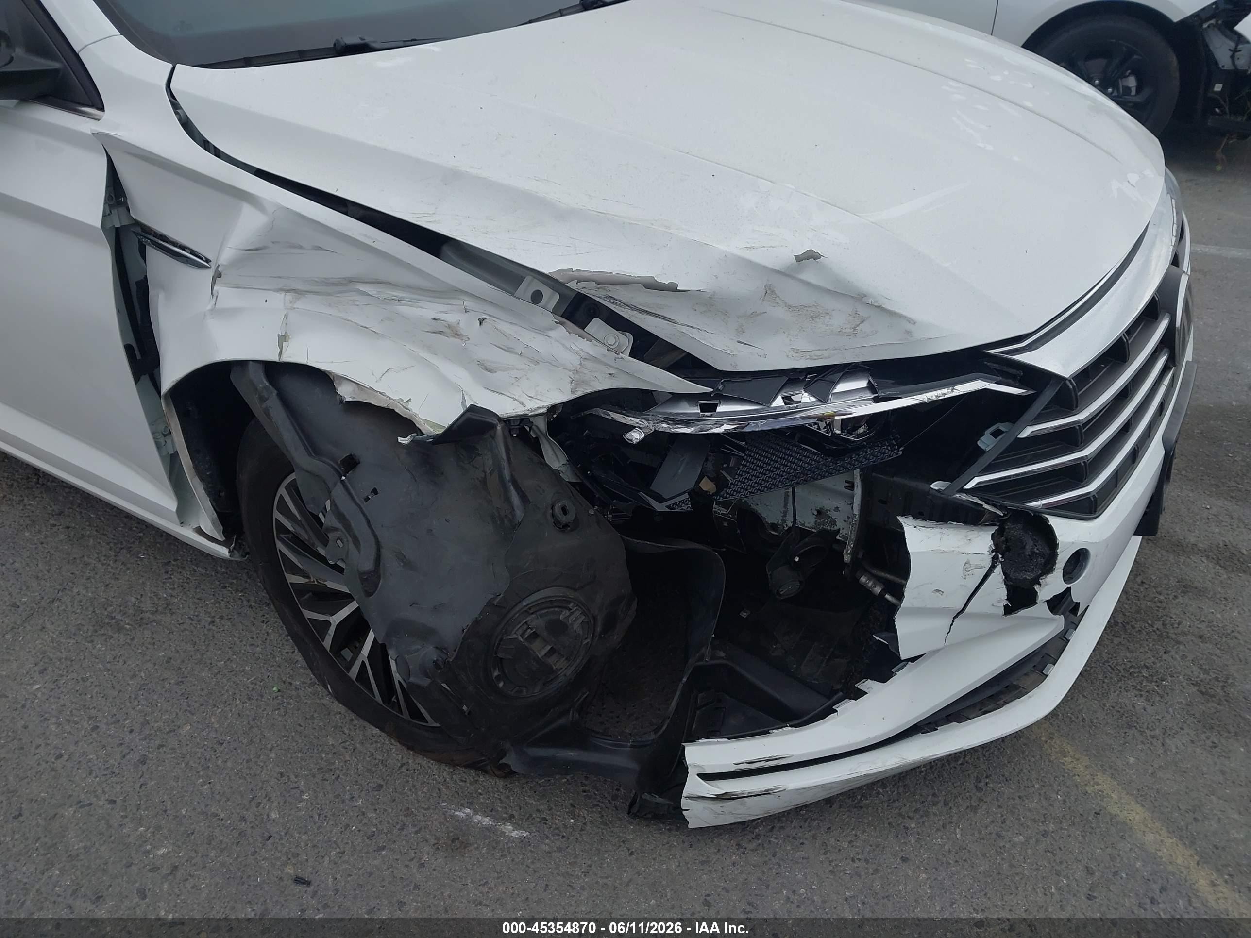 2019 Volkswagen Jetta 1.4t Sel Белый vin: 3VWE57BU6KM086184