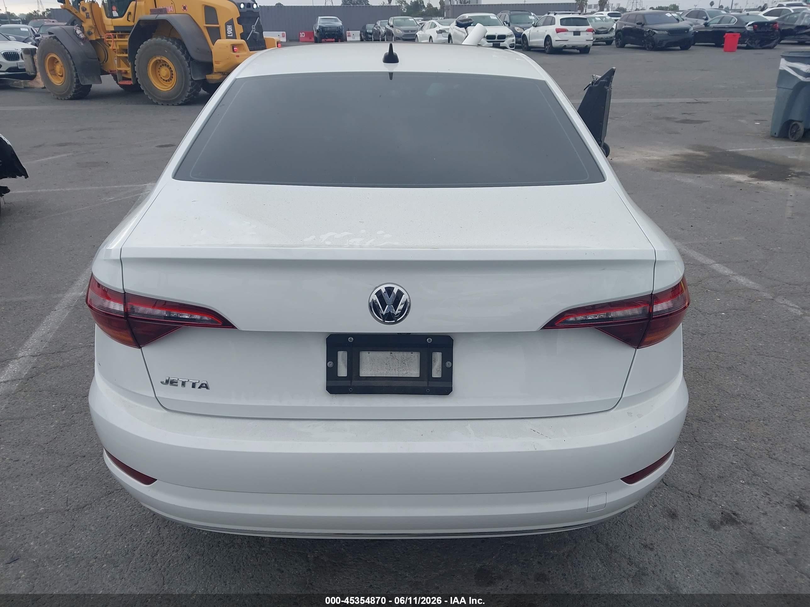 2019 Volkswagen Jetta 1.4t Sel Белый vin: 3VWE57BU6KM086184