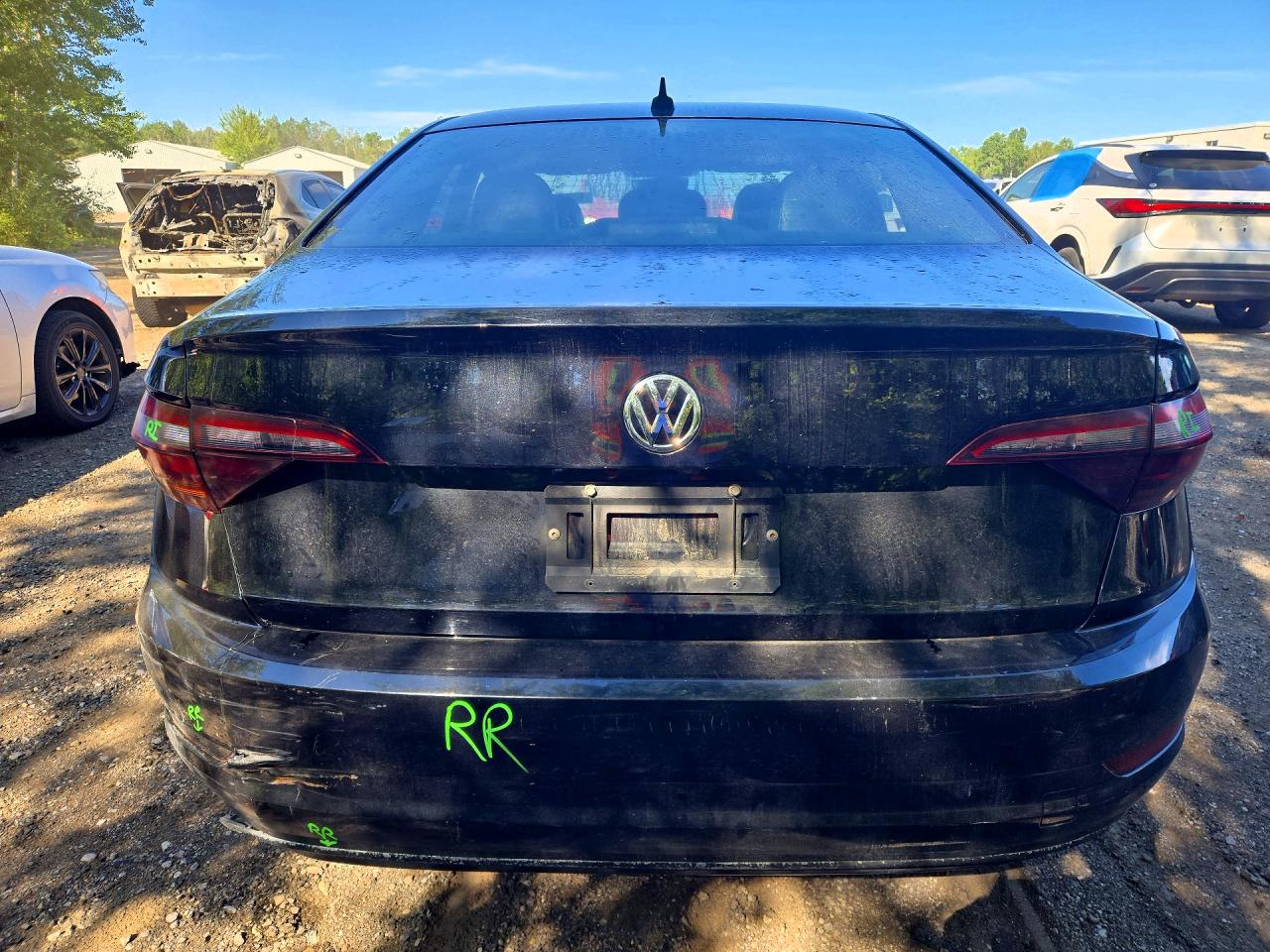 2019 Volkswagen Jetta Sel Black vin: 3VWE57BU6KM211524