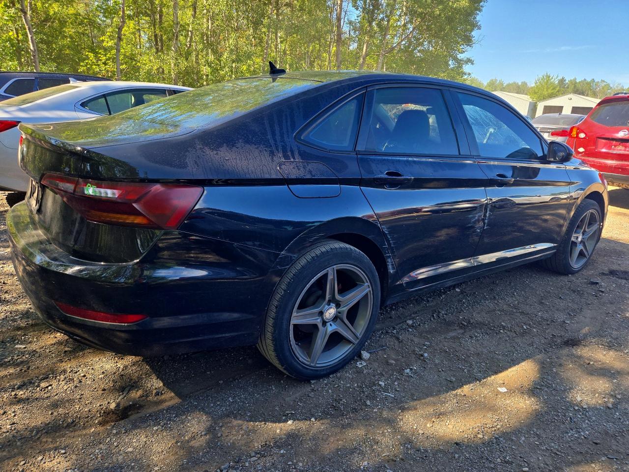 2019 Volkswagen Jetta Sel Black vin: 3VWE57BU6KM211524