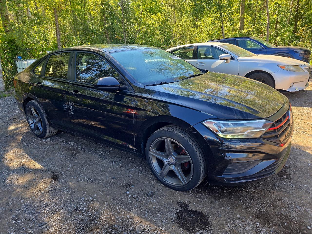 2019 Volkswagen Jetta Sel Black vin: 3VWE57BU6KM211524