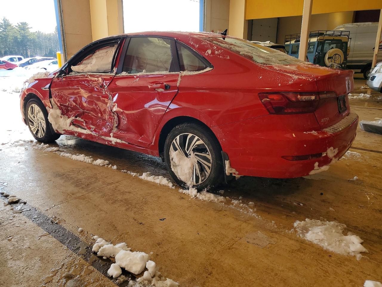 2021 Volkswagen Jetta Sel Red vin: 3VWE57BU6MM060672