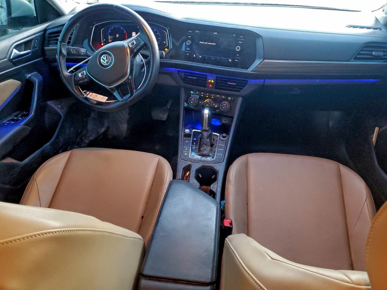 2019 Volkswagen Jetta Sel White vin: 3VWE57BU8KM090530
