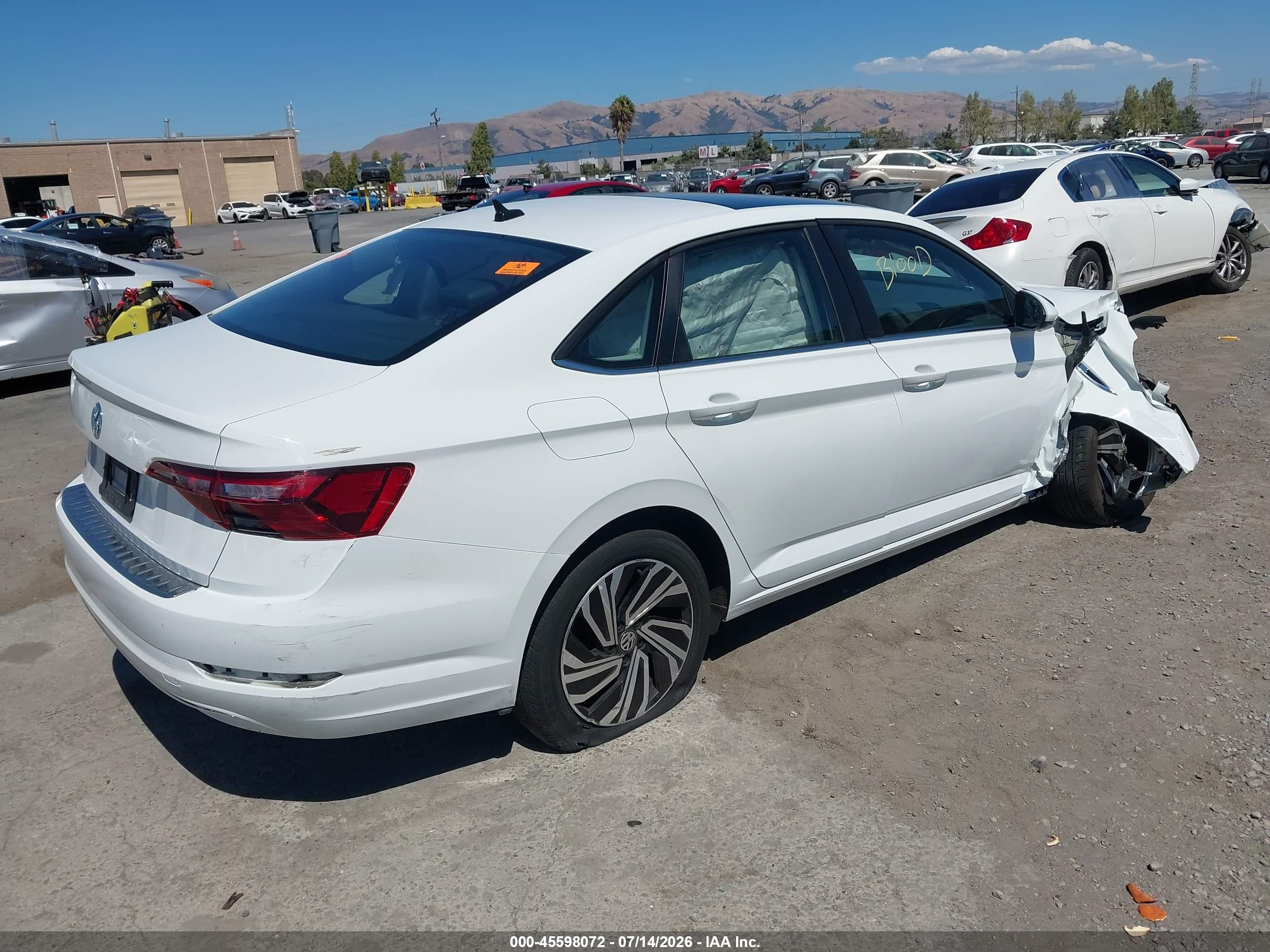 2021 Volkswagen Jetta 1.4t Sel White vin: 3VWE57BUXMM100574