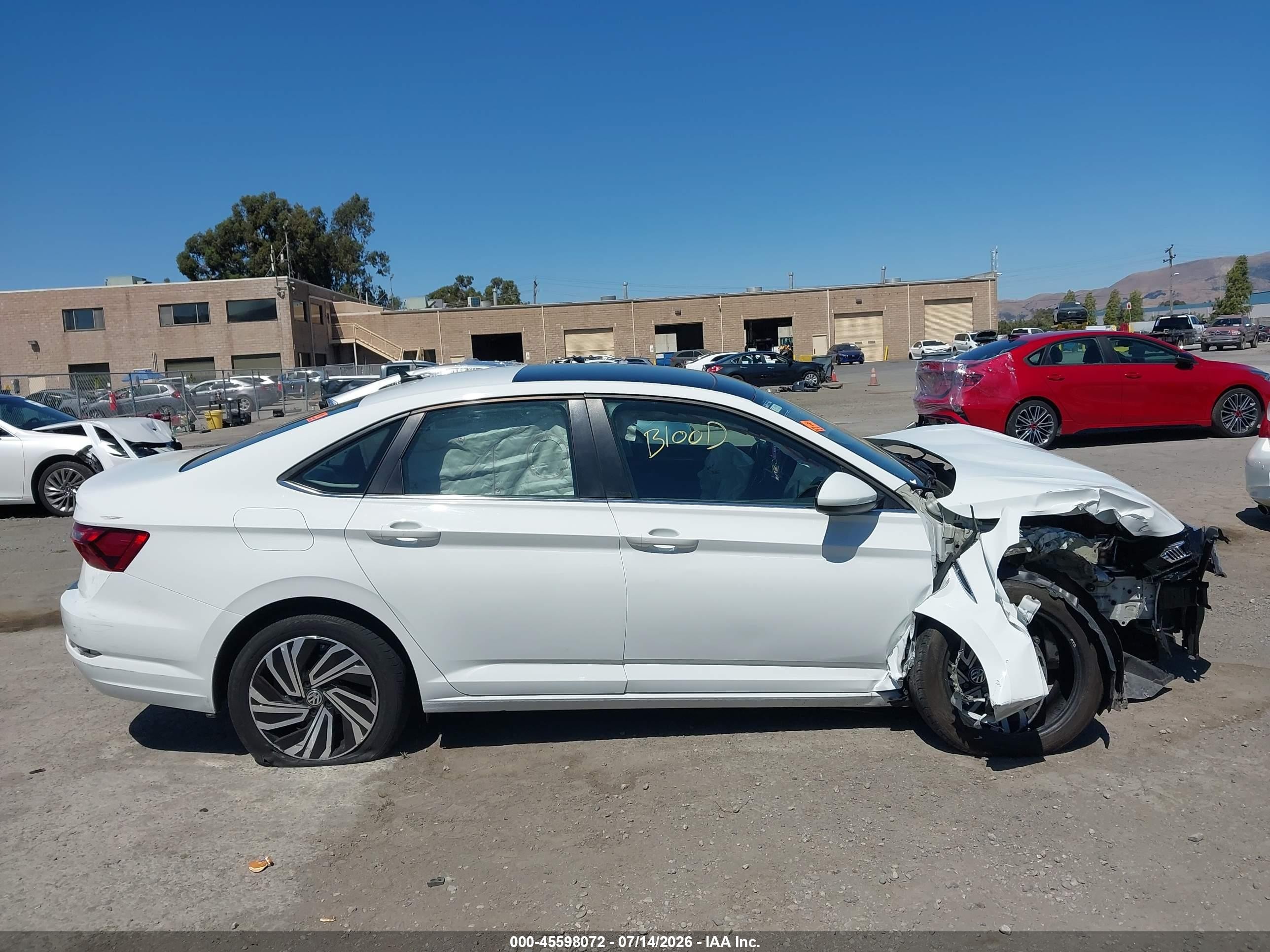 2021 Volkswagen Jetta 1.4t Sel White vin: 3VWE57BUXMM100574