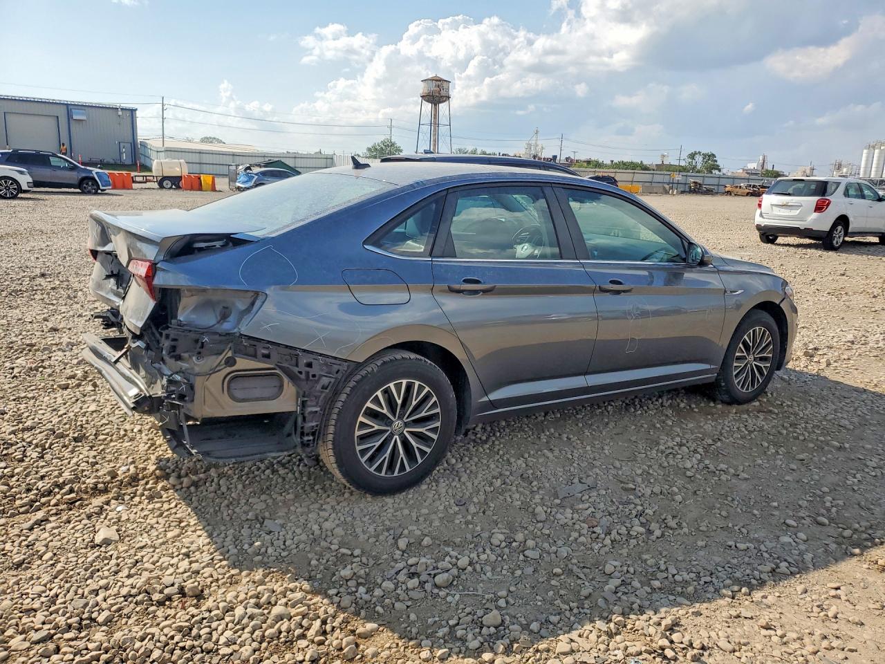 2019 Volkswagen Jetta Sel Gray vin: 3VWEB7BU5KM268712
