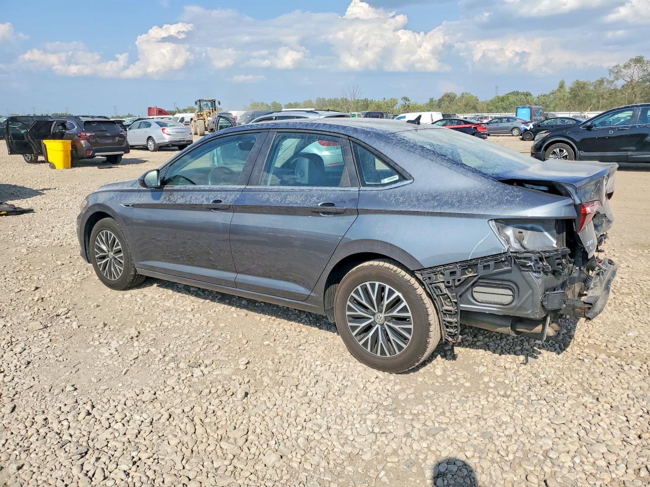 2019 Volkswagen Jetta Sel Gray vin: 3VWEB7BU5KM268712