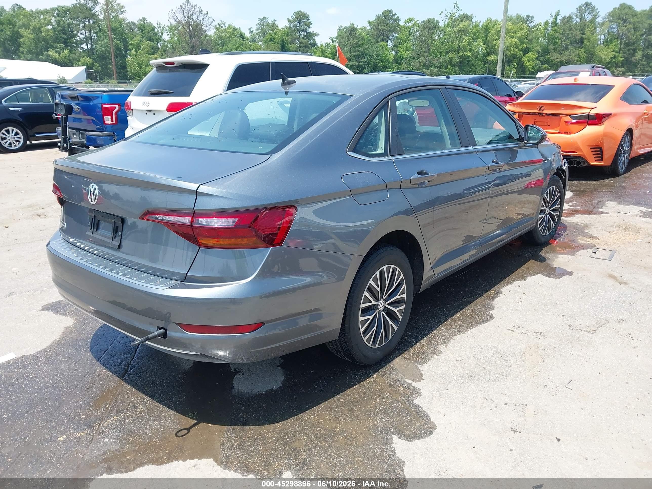 2019 Volkswagen Jetta 1.4t Sel Gray vin: 3VWEB7BU9KM268499