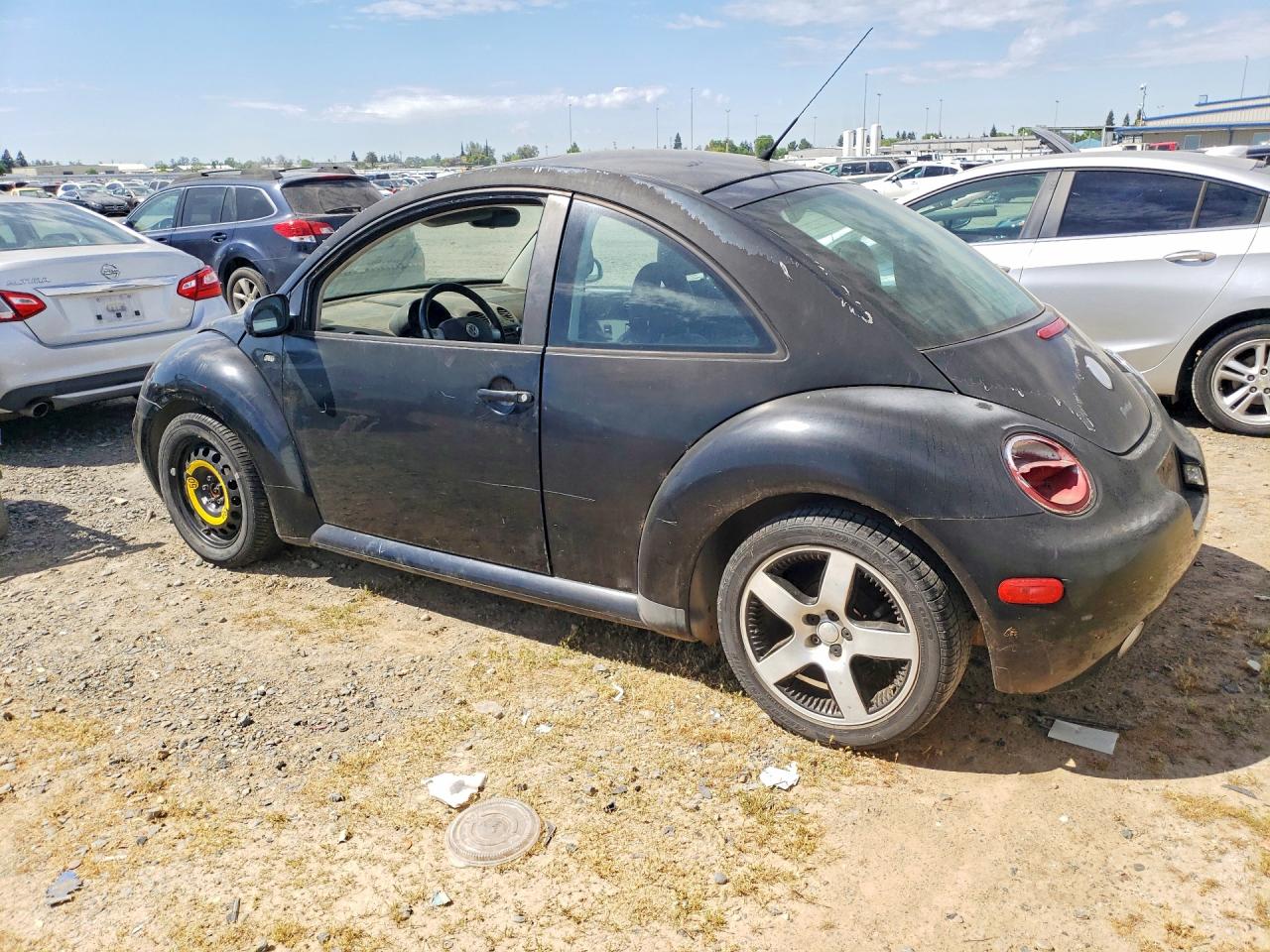 2002 Volkswagen New Beetle Gls Sport Black vin: 3VWED21C22M436702