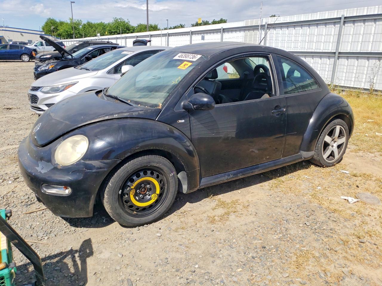 2002 Volkswagen New Beetle Gls Sport Black vin: 3VWED21C22M436702