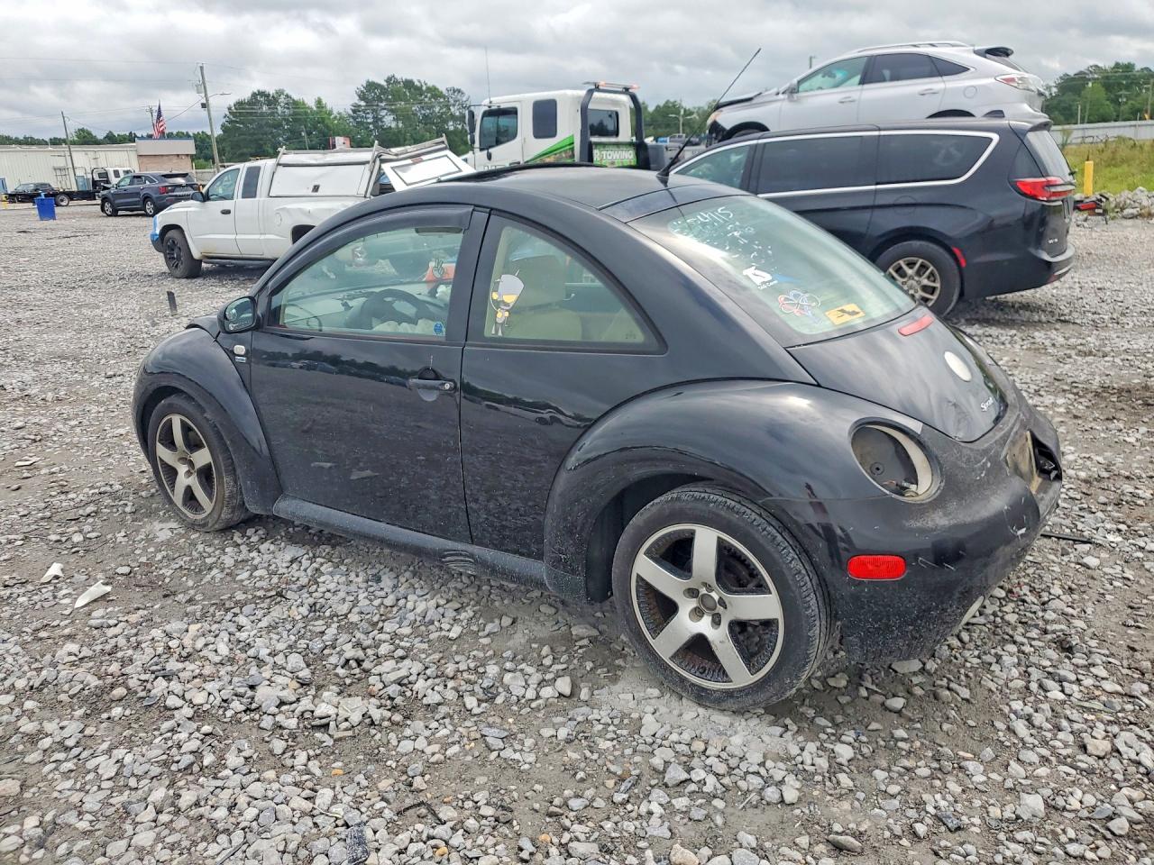 2002 Volkswagen New Beetle Gls Sport Black vin: 3VWED21C22M450101