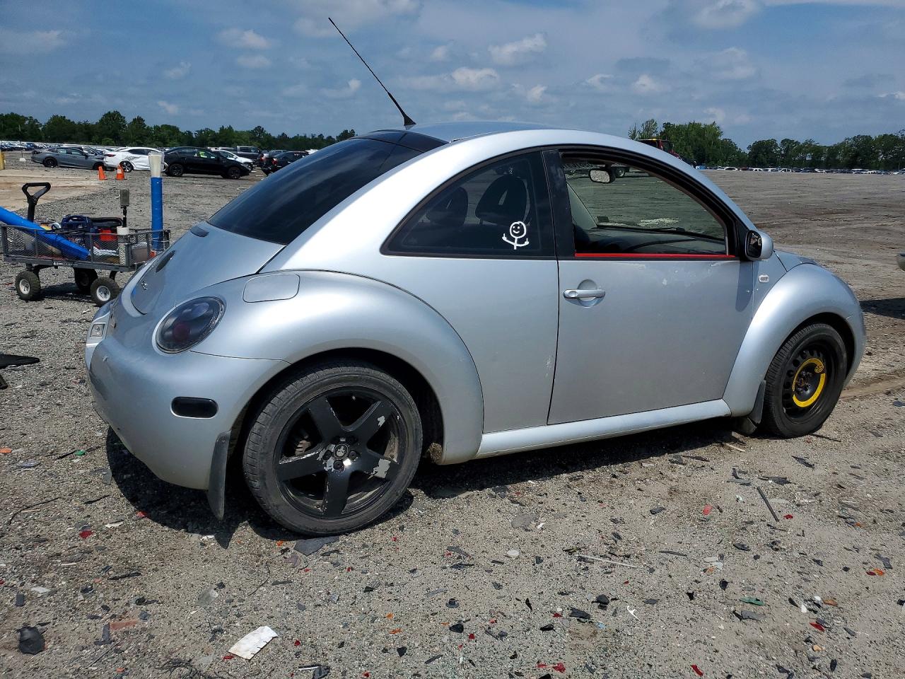 2002 Volkswagen New Beetle Gls Sport Gray vin: 3VWED21C32M443058