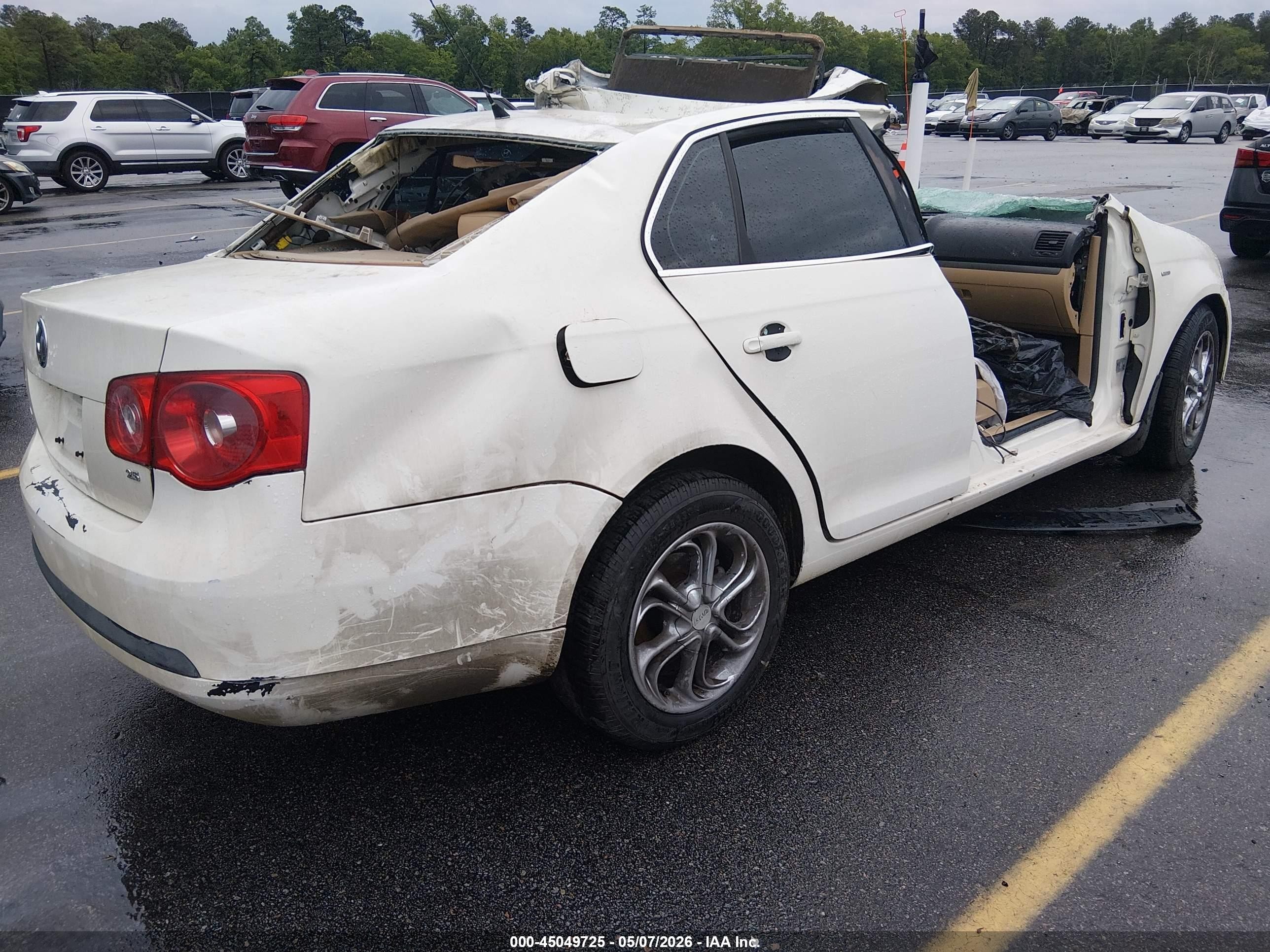 2007 Volkswagen Jetta Wolfsburg Edition White vin: 3VWEF71K07M135707